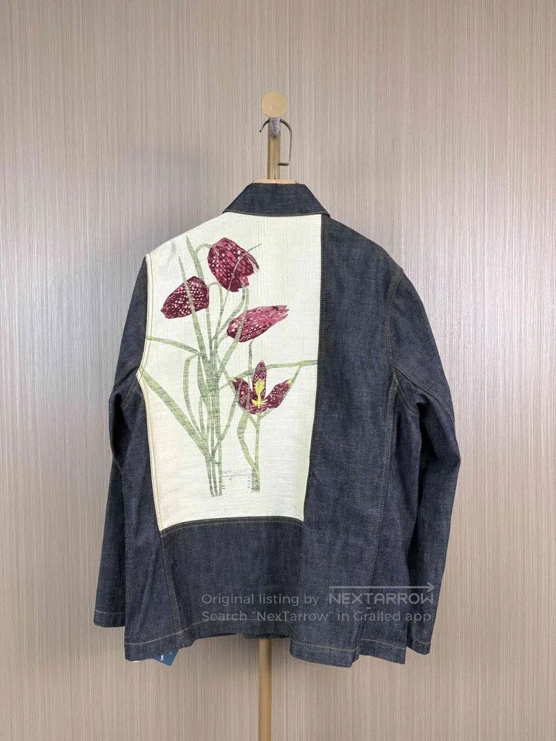 Loewe Loewe Back Floral Denim Jacket Size US M / EU 48-50 / 2 - 2 Thumbnail