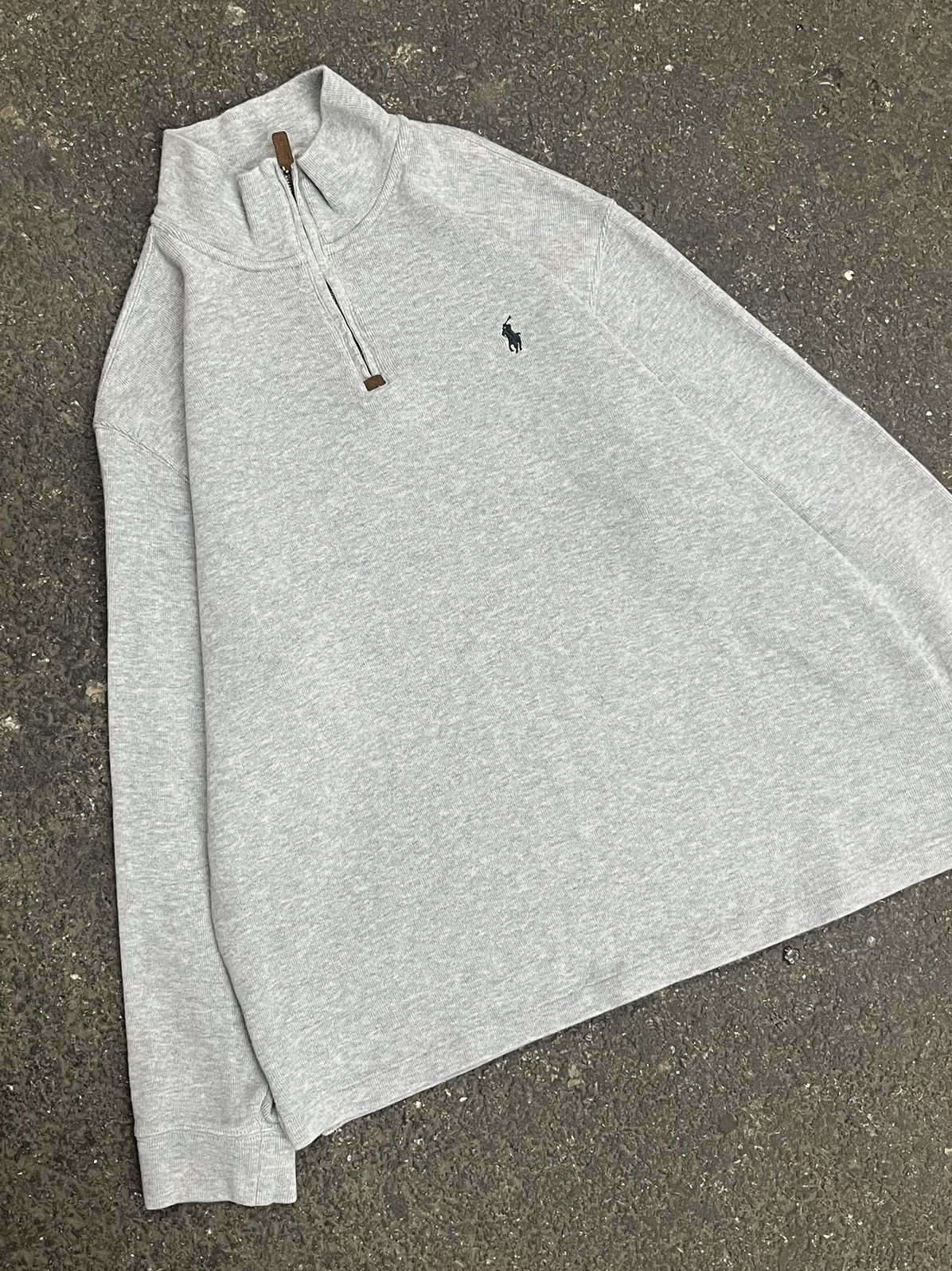 Polo Ralph Lauren × Vintage Polo Ralph Lauren 1/4th zip up sweatshirt preppy streetwear Size US XL / EU 56 / 4 - 1 Thumbnail