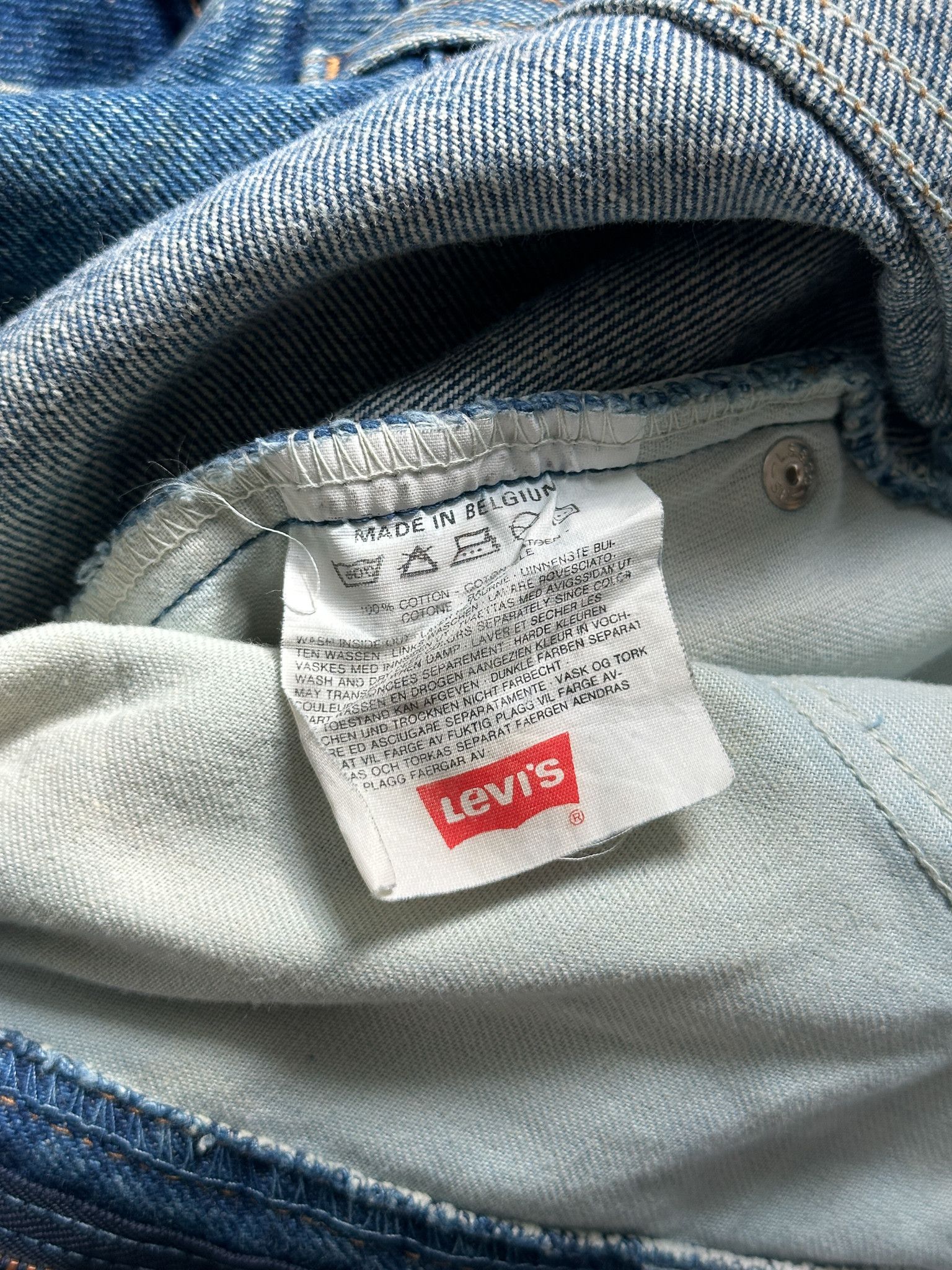 Levi's Vintage Levis 416 Blue Denim Pants Jeans Size US 34 / EU 50 - 6 Thumbnail