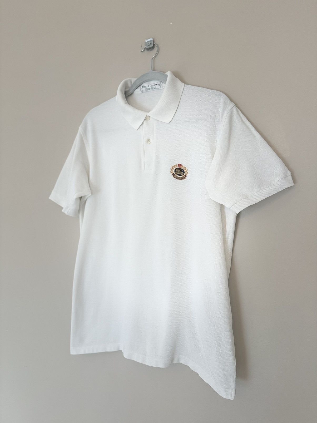 Burberry Burberrys logo classic polo shirt rare red luxury Size US M / EU 48-50 / 2 - 2 Thumbnail