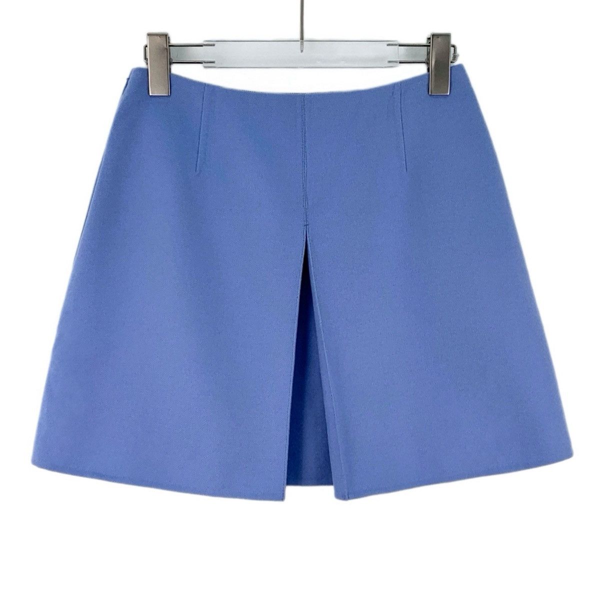 Dior Dior Blue Wool Casual Mini Skirt K26WX Size 25" / US 0 / IT 36 - 2 Thumbnail