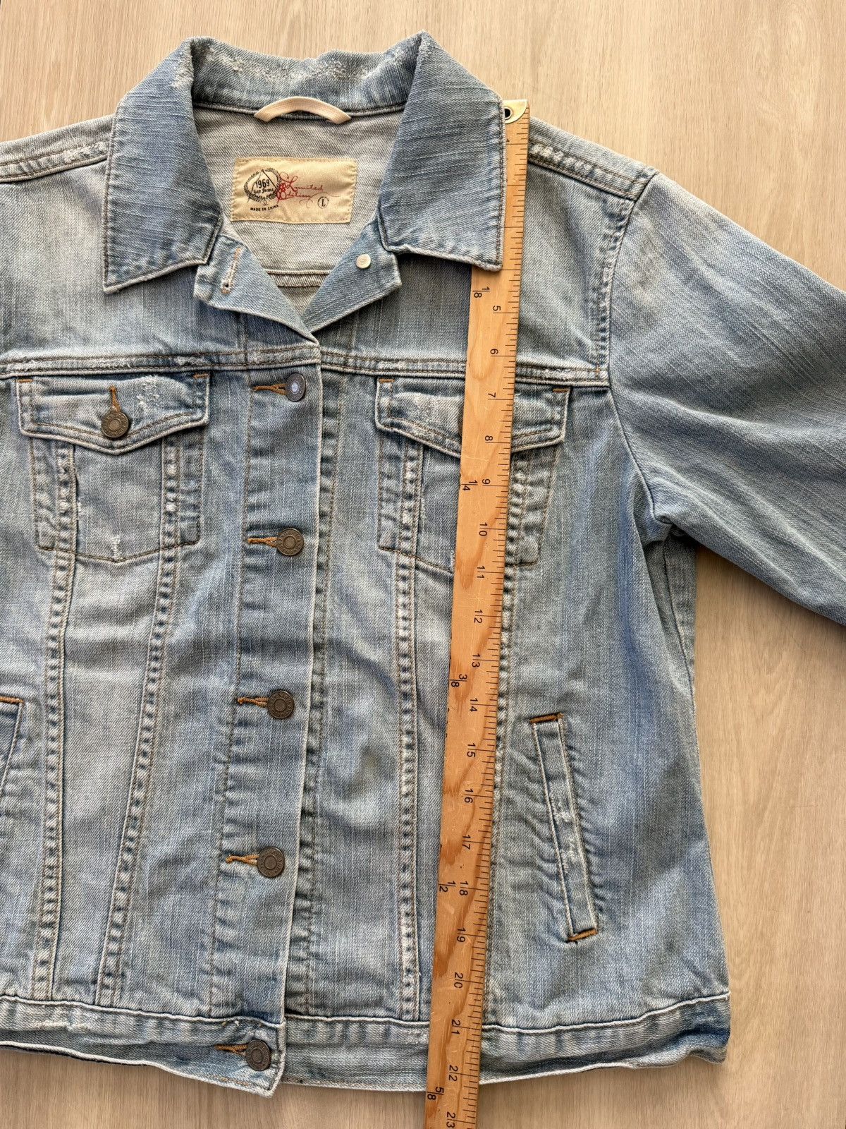Gap Y2K GAP 1969 Limited Edition Denim Trucker Jean Jacket Sz L Size L / US 10 / IT 46 - 6 Thumbnail