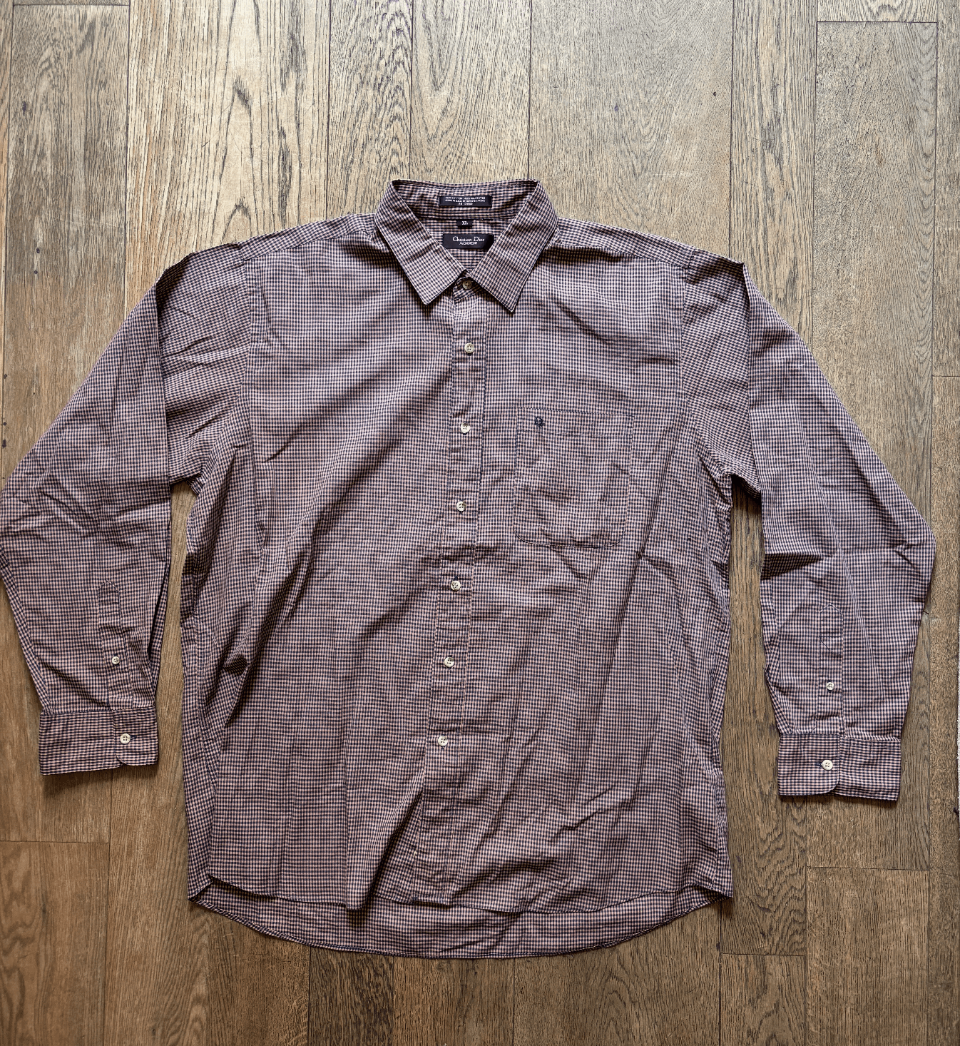 Christian Dior Monsieur Christian Dior Monsieur Check Shirt Size US XL / EU 56 / 4 - 2 Thumbnail