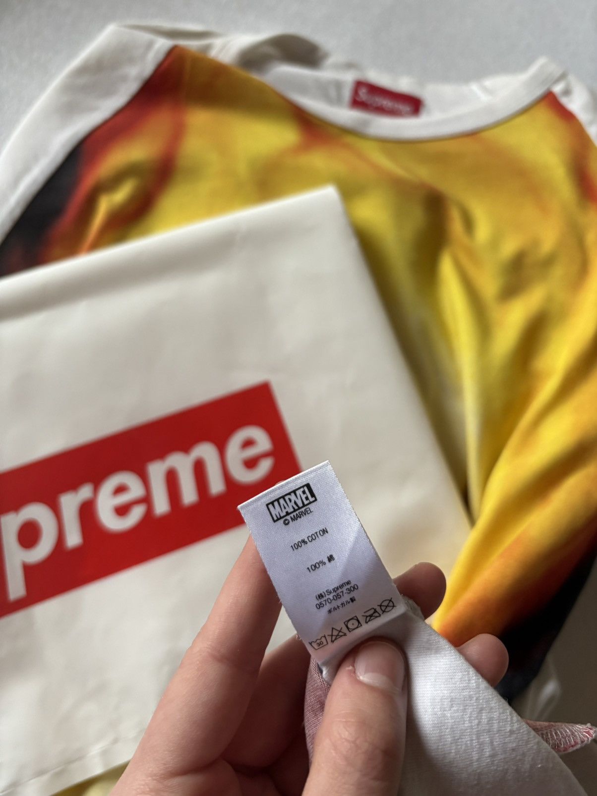 Supreme Supreme Ghost Rider Raglan L/S Tee – Size M – Archive Piece Size US M / EU 48-50 / 2 - 9 Thumbnail