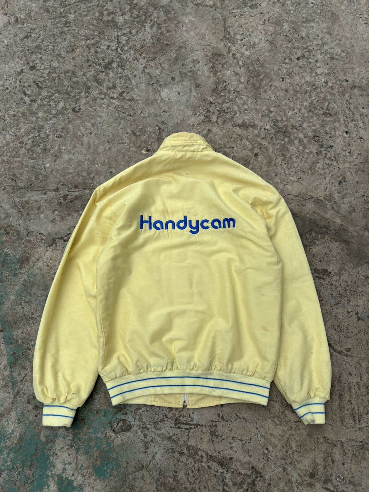 Japanese Brand Rare Vintage 90s Sony Video8 Handycam Yellow Jacket Size US M / EU 48-50 / 2 - 2 Thumbnail