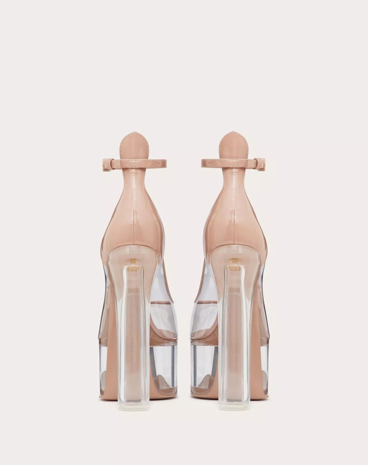 Valentino o1s1wg111125 Tan-go Platform Pumps in Trasparente Size US 9.5 / IT 39.5 - 3 Thumbnail