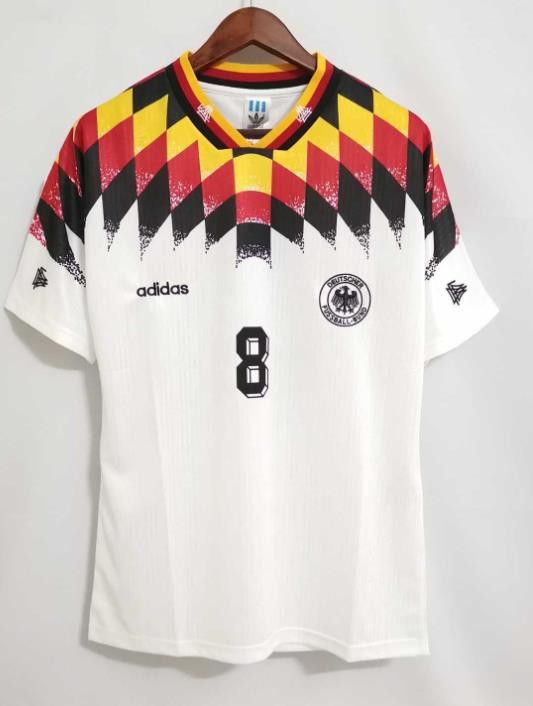 Other 10 goretzka Jersey Germany 1994 World Cup Home Jersey Size US L / EU 52-54 / 3 - 1 Thumbnail