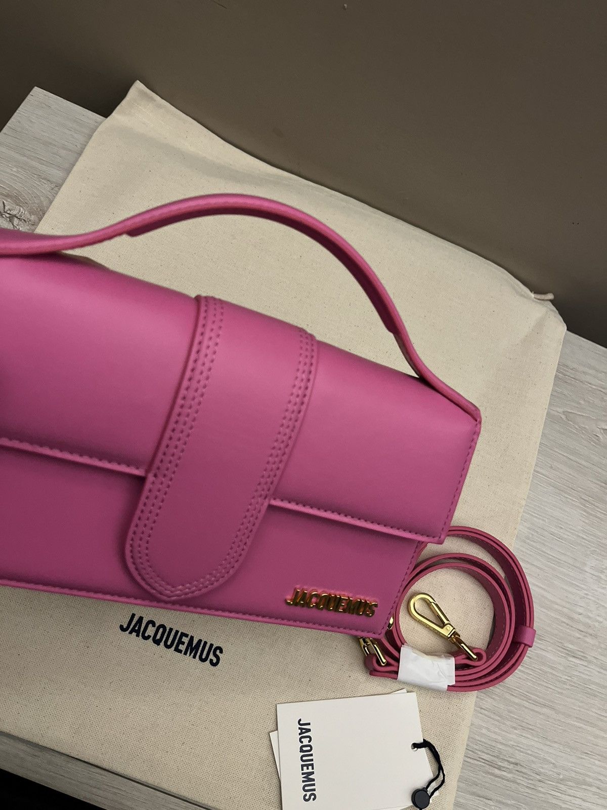Jacquemus Jacquemus Le Grand Neon Pink Size ONE SIZE - 6 Thumbnail