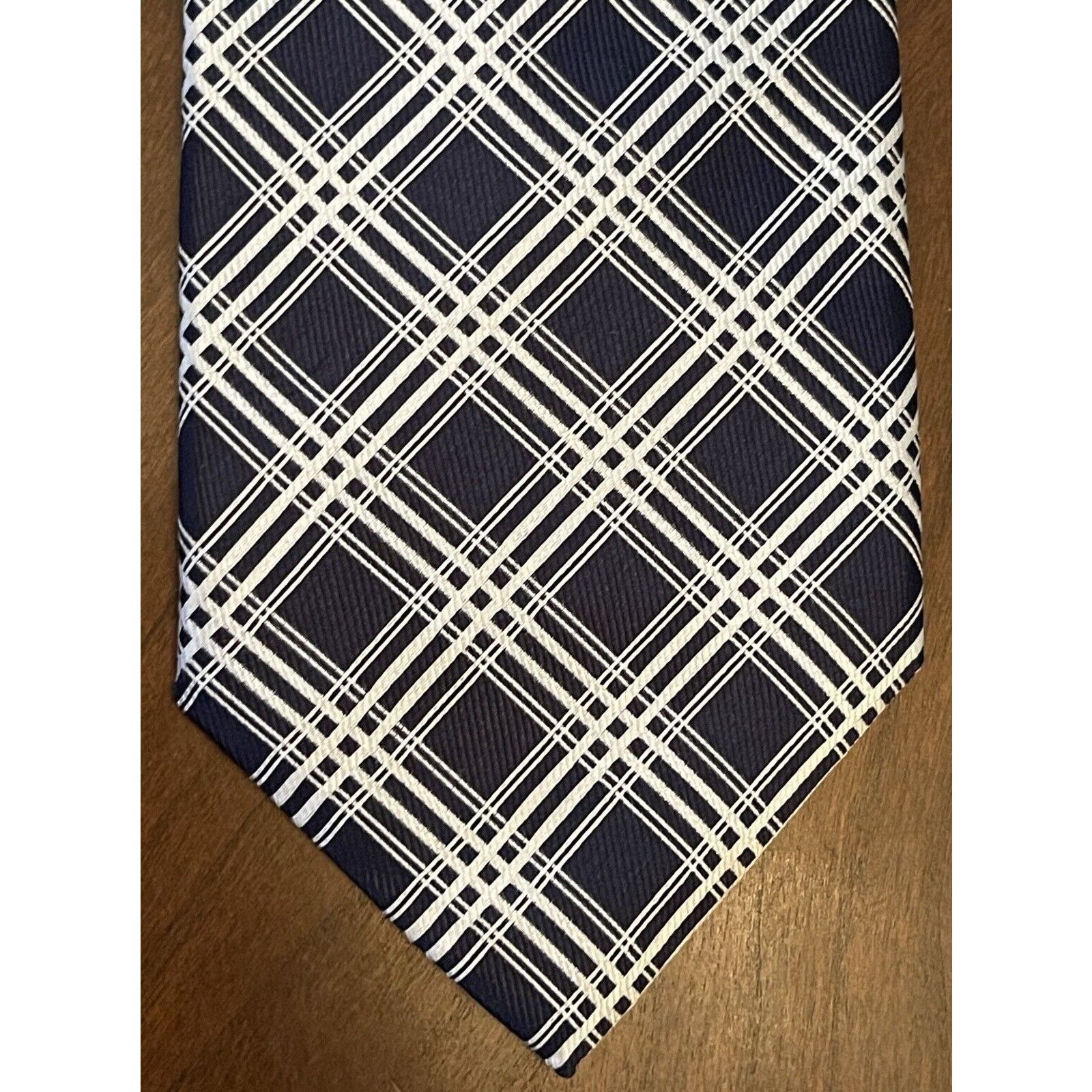 Handmade Pronto Uomo Couture Hand Made Blue 100% Silk Made In China Size ONE SIZE - 1 Thumbnail