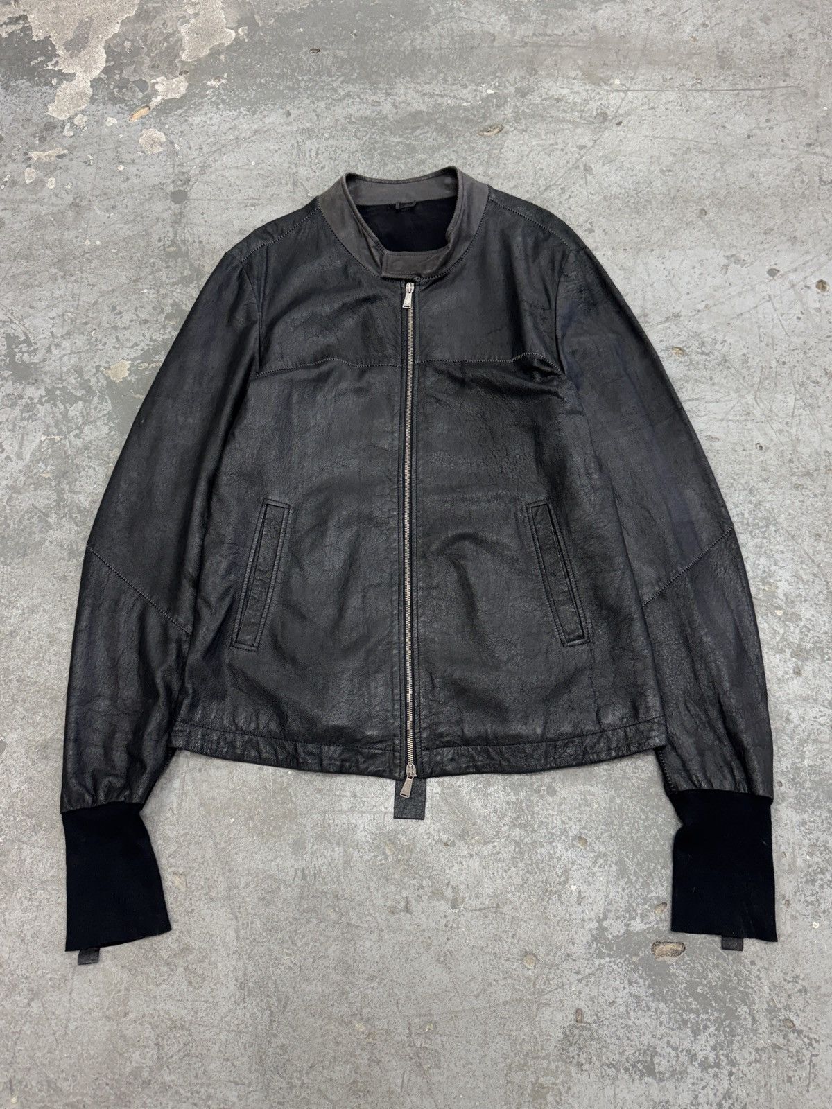 10sei0otto 10sei0otto Archive Leather Jacket Size US XL / EU 56 / 4 - 1 Thumbnail