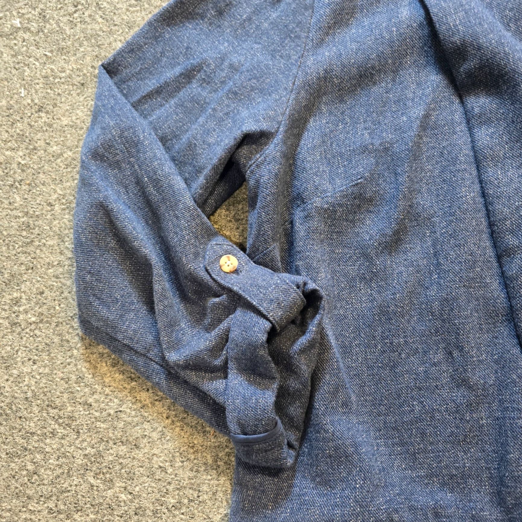 J. Jill J. Jill Jacket Blazer Womens Size M Blue 3/4 Sleeve Open Casual Capsule Basic Jacket Size M / US 6-8 / IT 42-44 - 3 Thumbnail