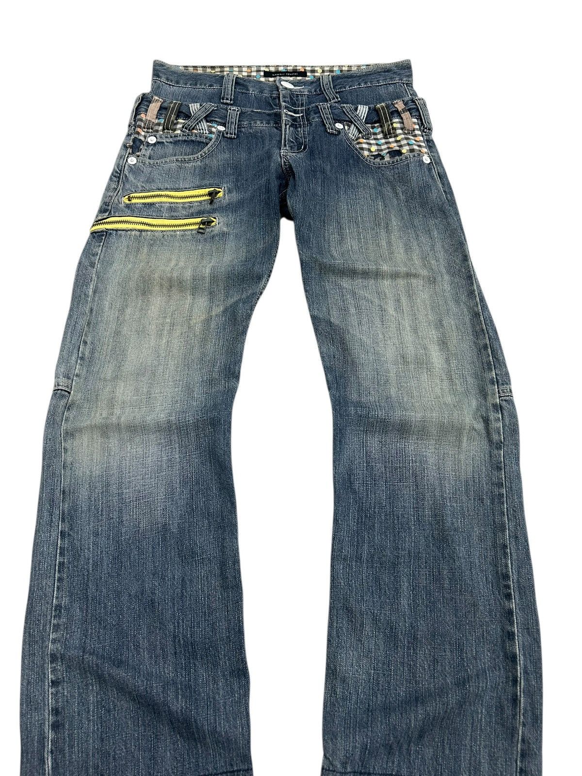 Japanese Brand Vintage Memory Special Double Waist Zipper Mud Washed Junya Size US 30 / EU 46 - 5 Thumbnail