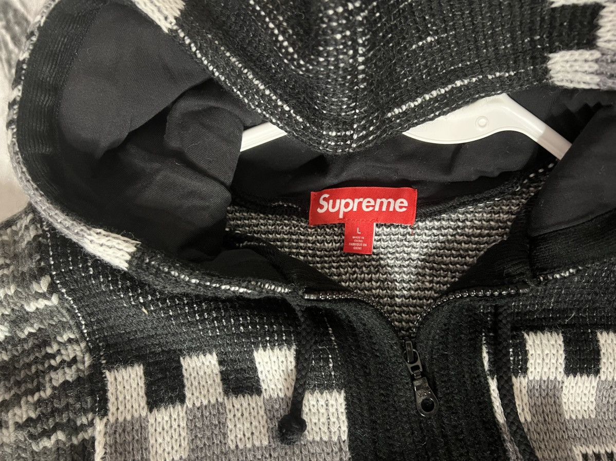 Supreme Supreme Patchwork Zip Up Hooded Sweater - Large Size US L / EU 52-54 / 3 - 2 Thumbnail