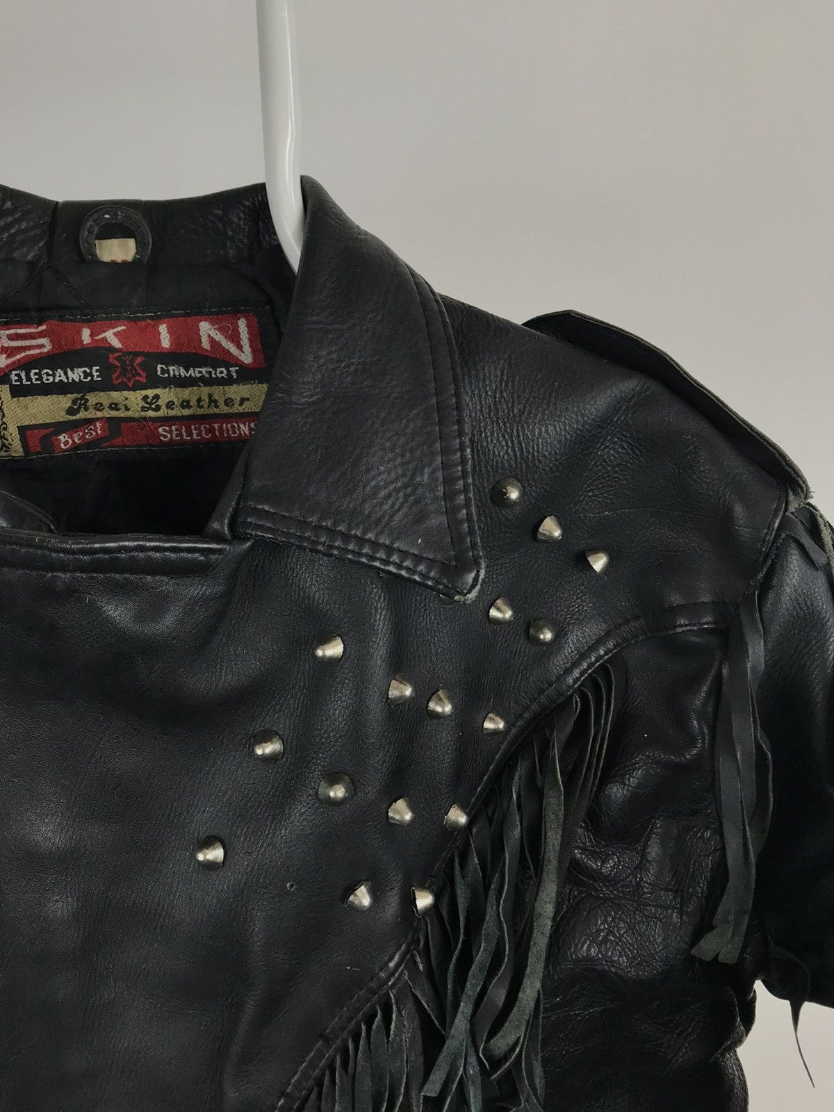 Vintage Vintage Real Leather Cowboy Biker Motorcycle Jacket Size US S / EU 44-46 / 1 - 4 Thumbnail