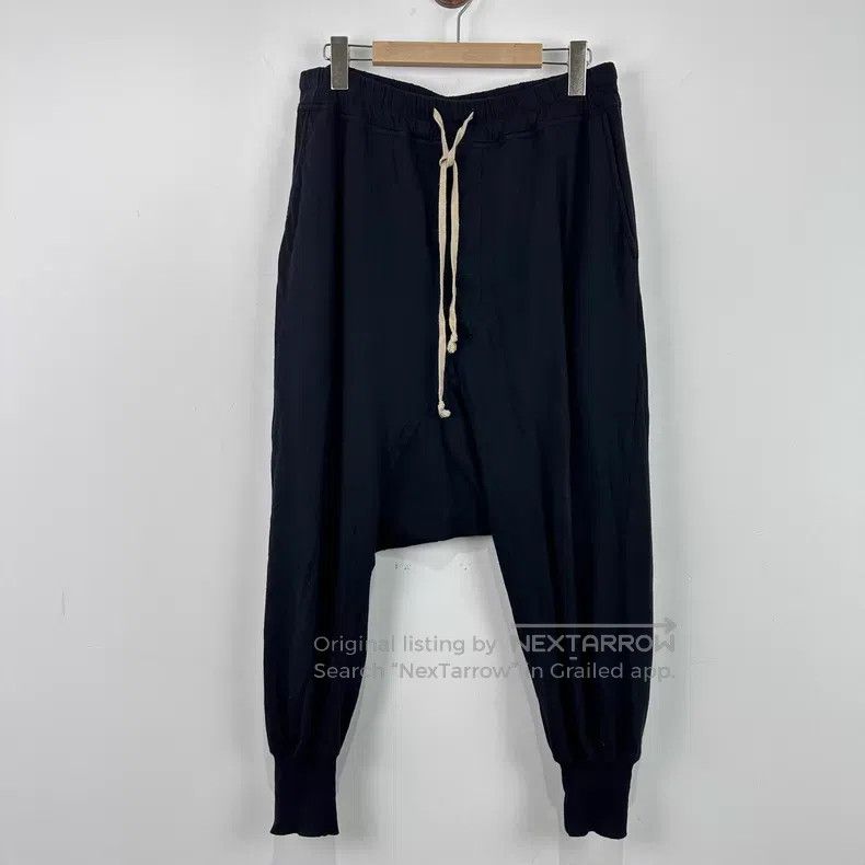 Rick Owens Rick Owens size s Casual pants with hanging crotch and cors Size US 28 / EU 44 - 1 Thumbnail