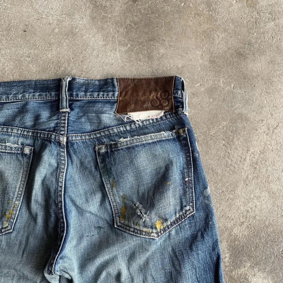 If Six Was Nine 💥 STEALS 💥Vintage Redline Jeans Splish Painter Denim Pants Size US 32 / EU 48 - 20 Thumbnail