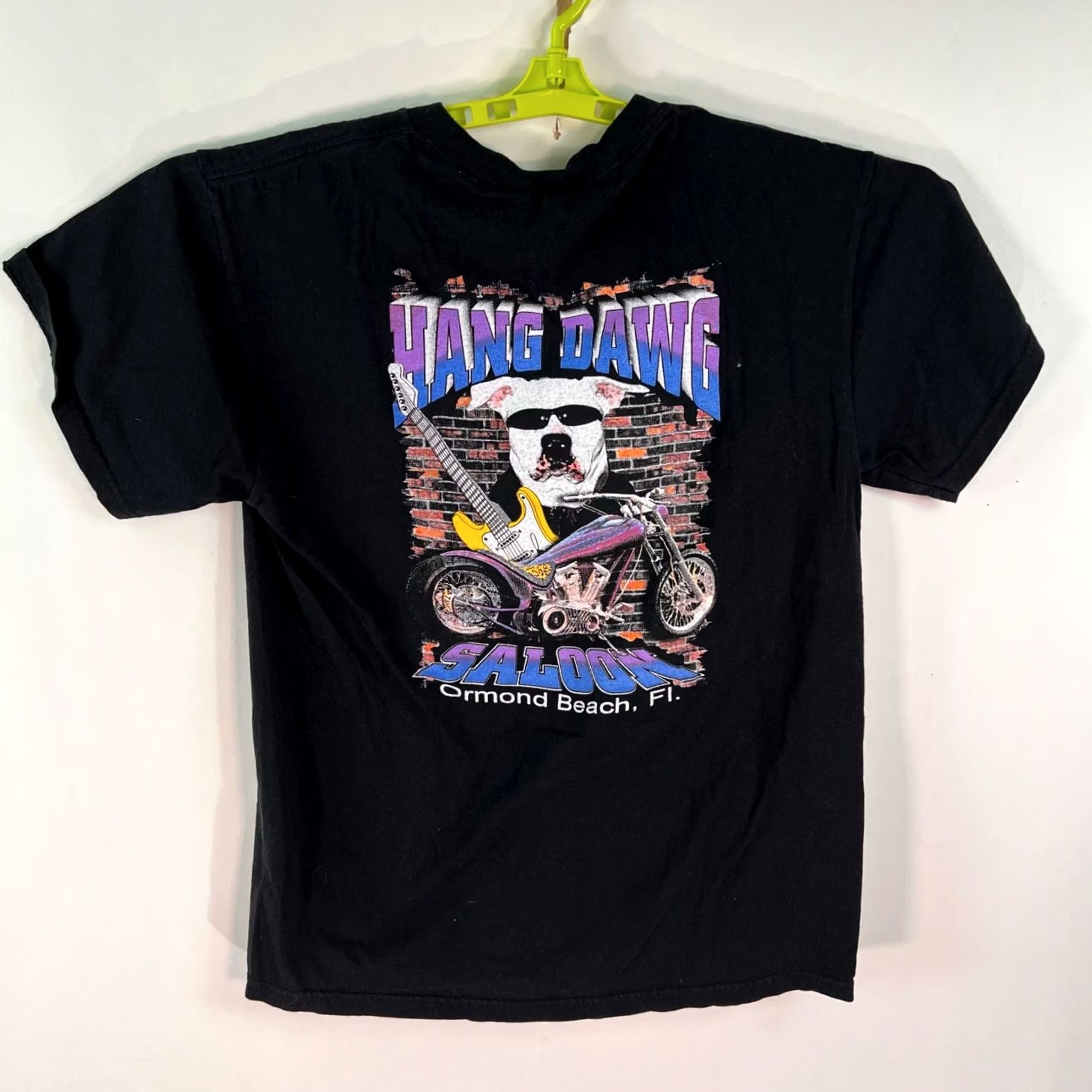 Delta Hang Dawg Biker Saloon T Shirt Mens Size M Black Ormond Beach FL Size US M / EU 48-50 / 2 - 6 Thumbnail