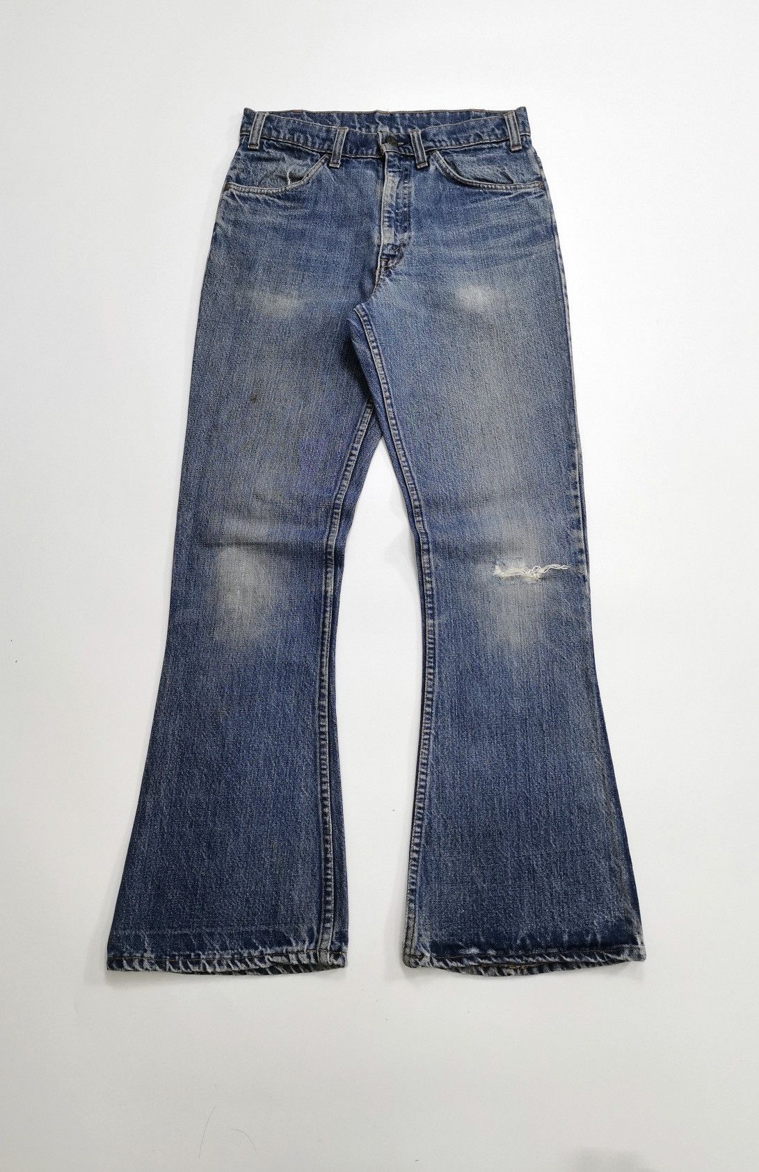 Levi's 80s Vintage Bootcut Levis Orange Tab Talon Zip Jeans Size US 28 / EU 44 - 1 Thumbnail