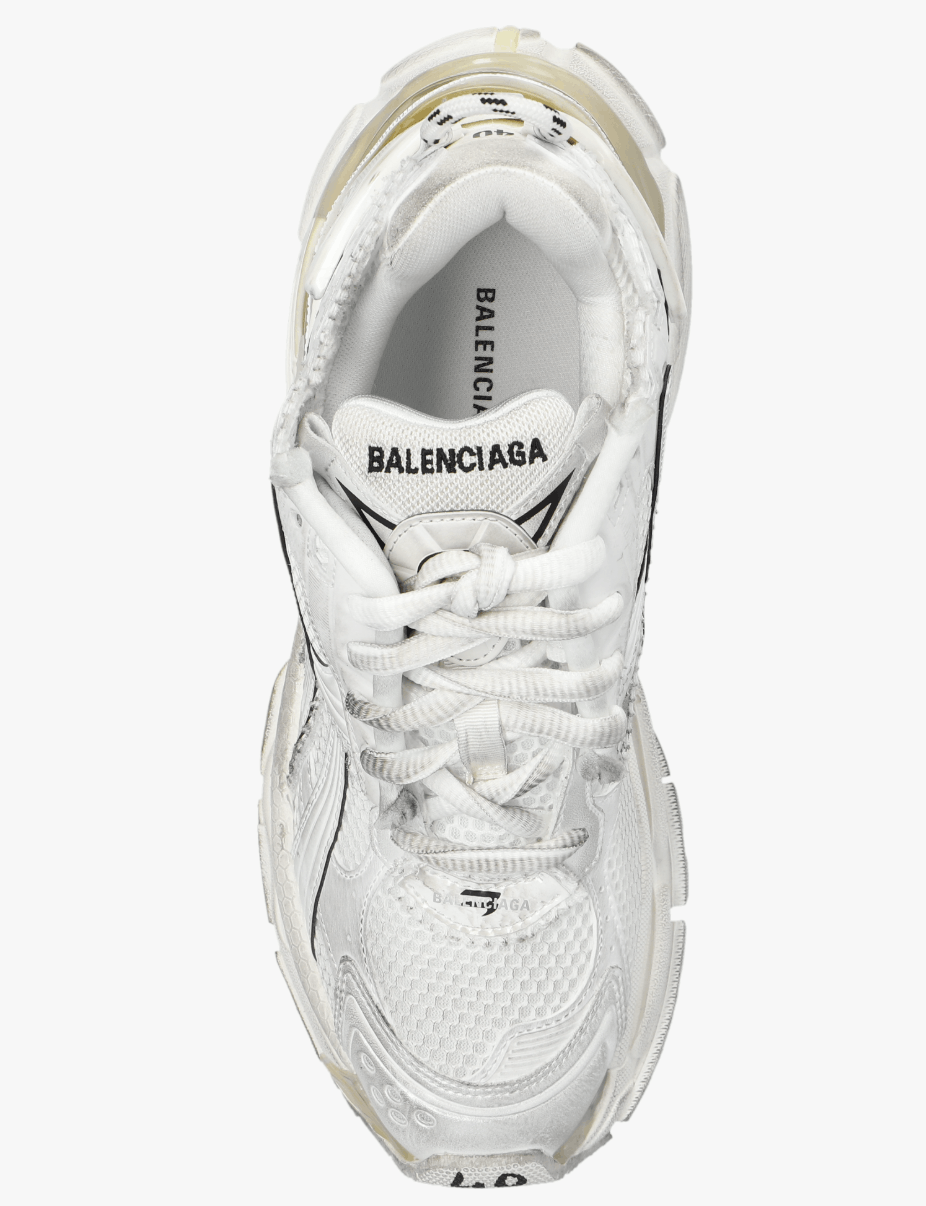 Balenciaga Balenciaga All White Runners Size US 10 / EU 43 - 2 Thumbnail