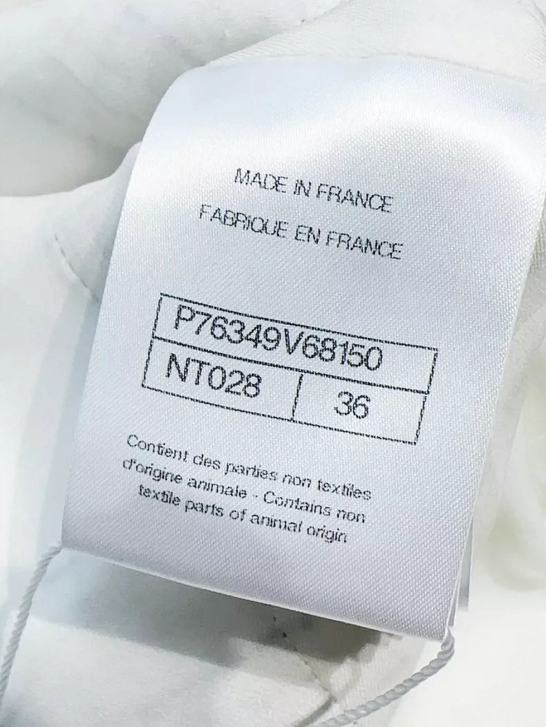 Chanel Chanel 24C show black and white plaid sequin silver silk r Size XS / US 0-2 / IT 36-38 - 6 Thumbnail
