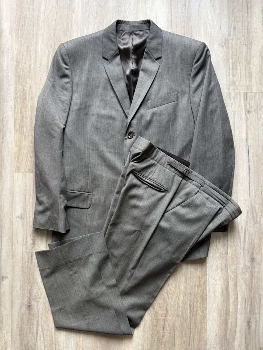Alexander McQueen Alexander Mcqueen 2007 Grey Double Button Suit Size 42R - 1 Thumbnail