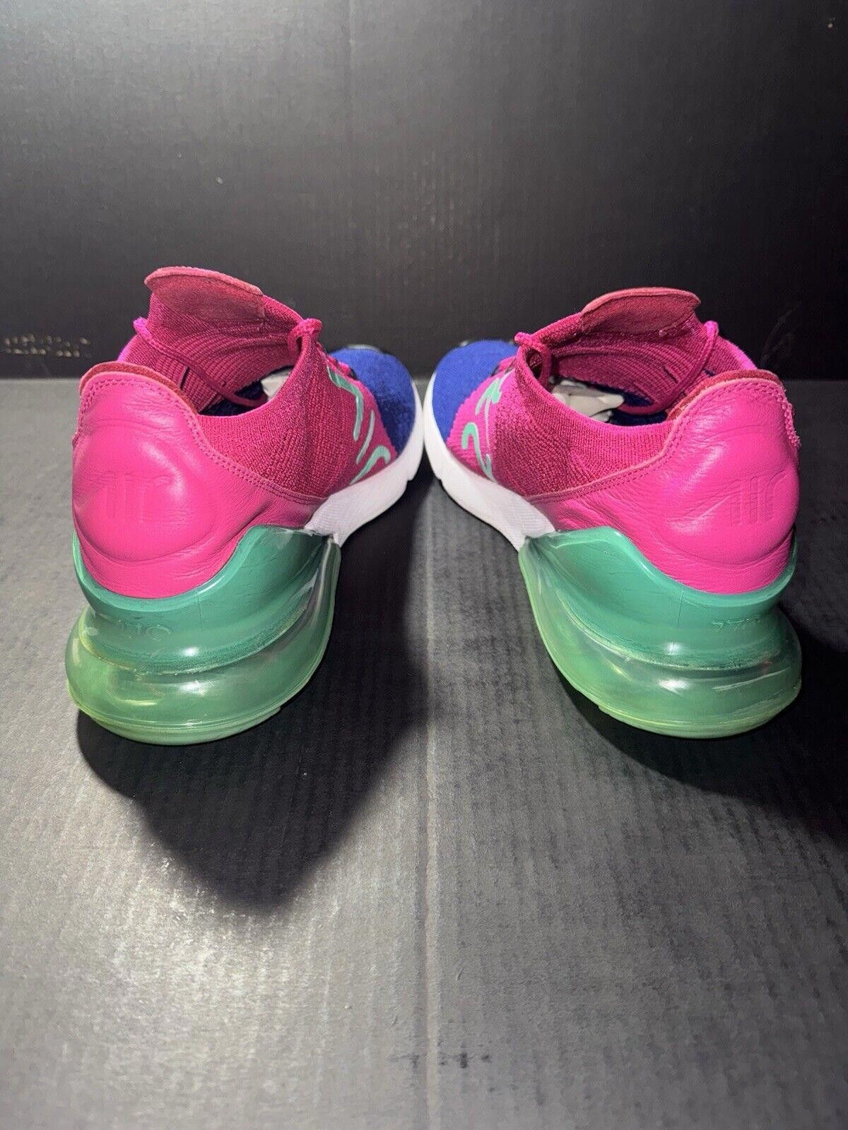 Nike Nike Men's Air Max 270 FlyKnit Fuchsia AO1023-401 Sz 11 Size US 11 / EU 44 - 6 Thumbnail