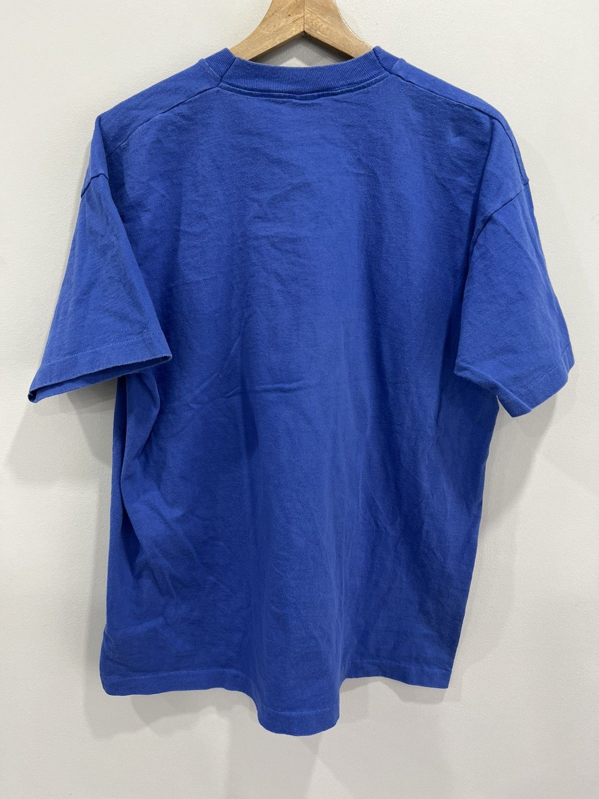 Japanese Brand Vintage 90s Blank Tee Shirt single stitch Size US XL / EU 56 / 4 - 2 Thumbnail