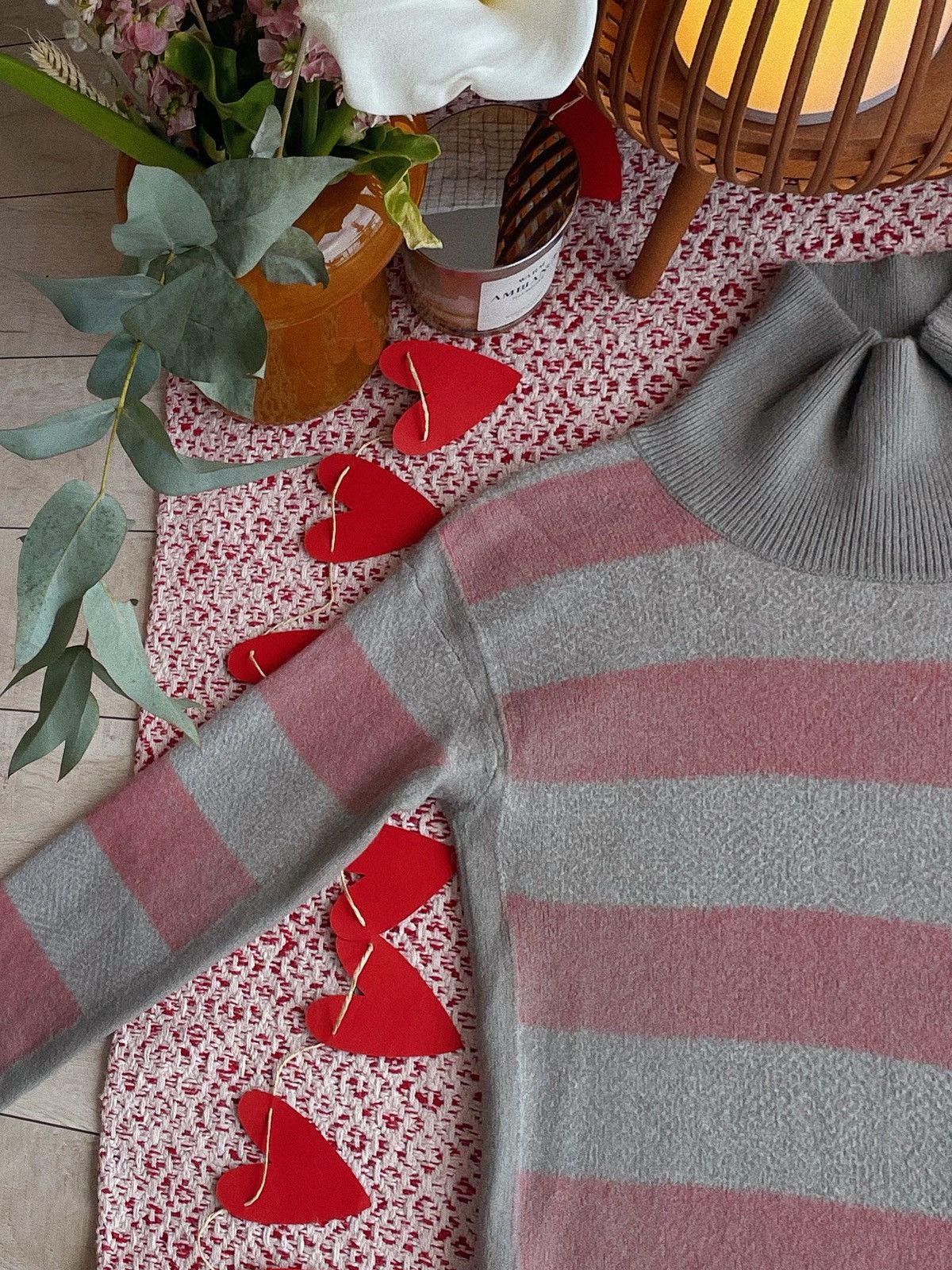 Burberry Prorsum Burberry Prorsum Pink & Grey Cashmere Sweater Size XS / US 0-2 / IT 36-38 - 6 Thumbnail