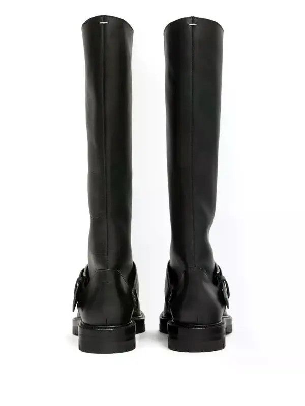 Maison Margiela os11x0326 Tabi Knee-High Boots in Black Size US 9 / EU 42 - 3 Thumbnail