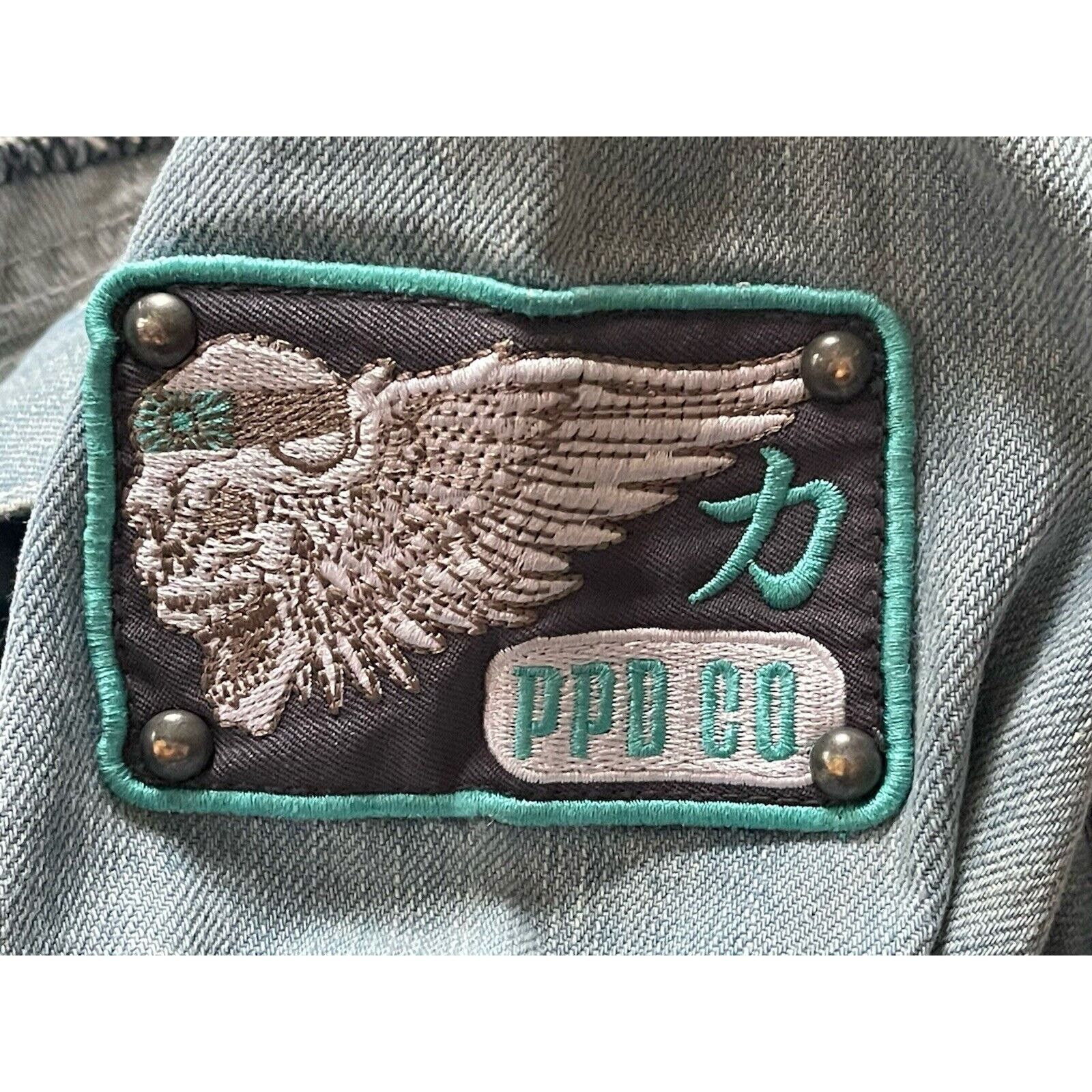 Pelle Pelle Vintage Y2K Pelle Pelle Denim Vest Zip Sleeve Jacket Mens Size US XXL / EU 58 / 5 - 4 Thumbnail