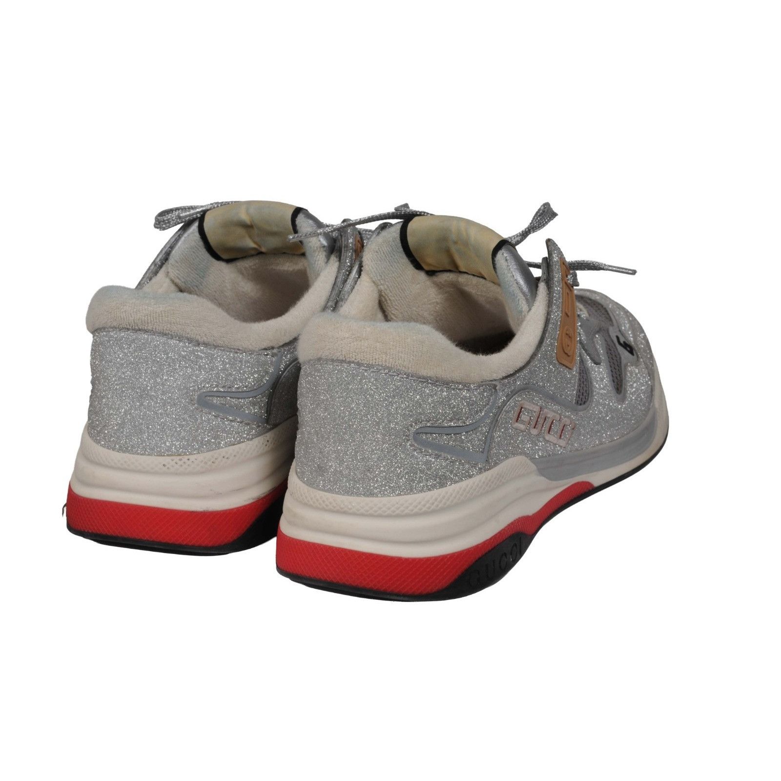 Gucci Ultrapace Glitter Low Top Sneakers Size US 8 / EU 41 - 7 Thumbnail