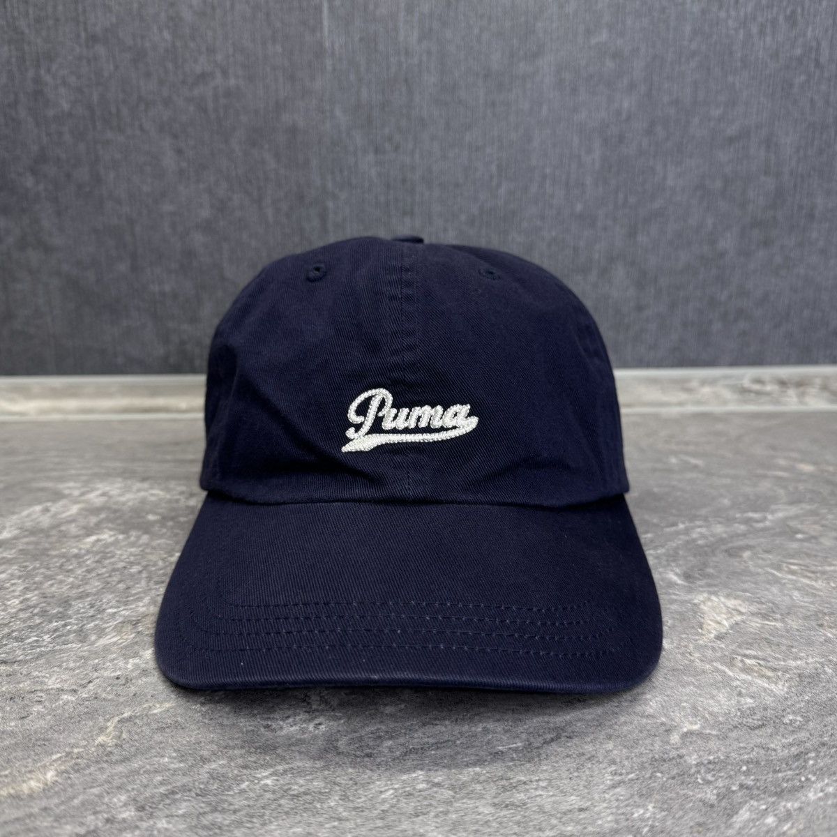 Puma Vintage 90s Puma Y2K Cap Hats dark blue Size ONE SIZE - 1 Thumbnail