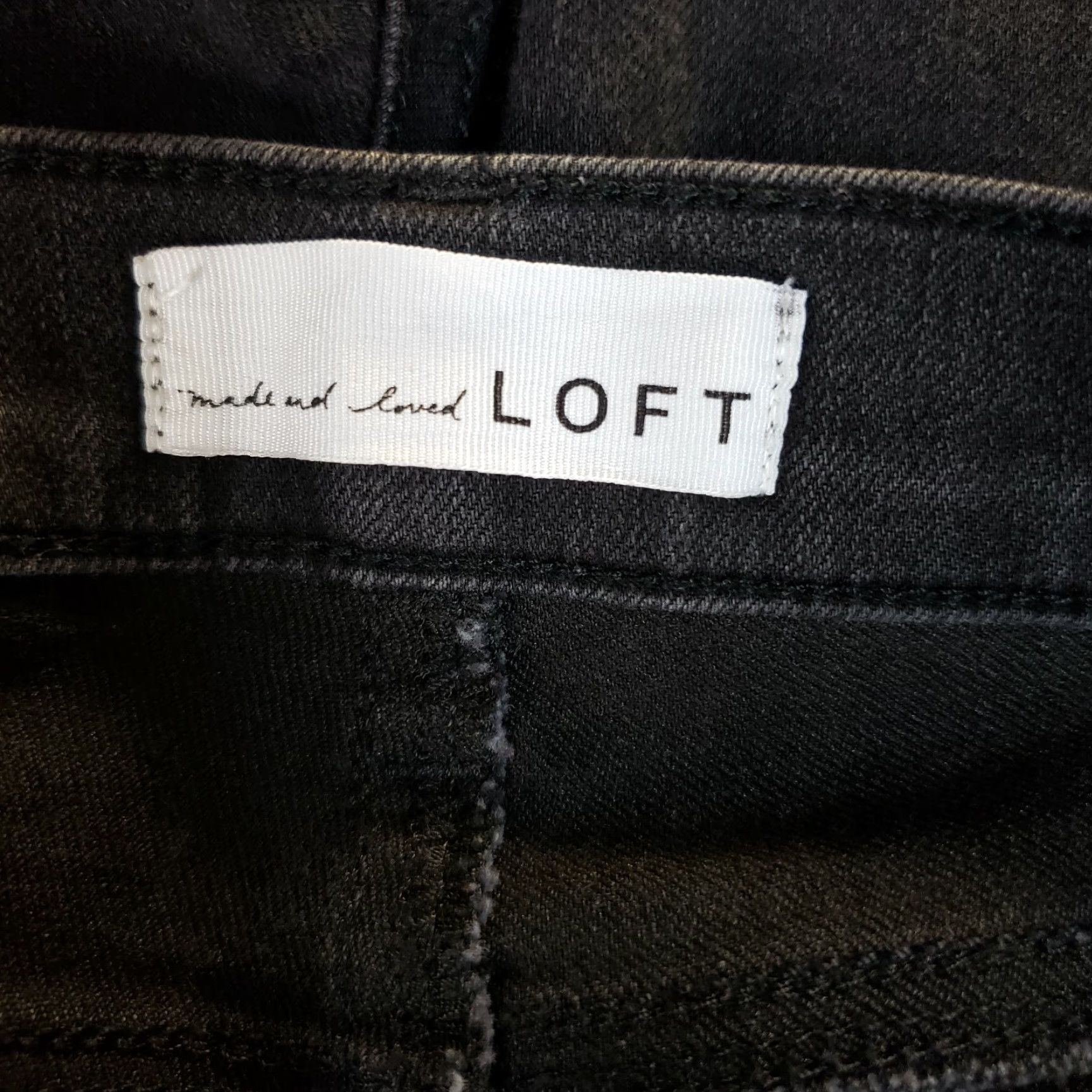 Loft **Womens Ann Taylor LOFT Modern Skinny Black Jeans Size 2 Low Rise** User: **Ann Taylor LOFT Womens Modern Skinny Black Jeans Size 2 Low Rise** Size 26" / US 2 / IT 38 - 6 Thumbnail