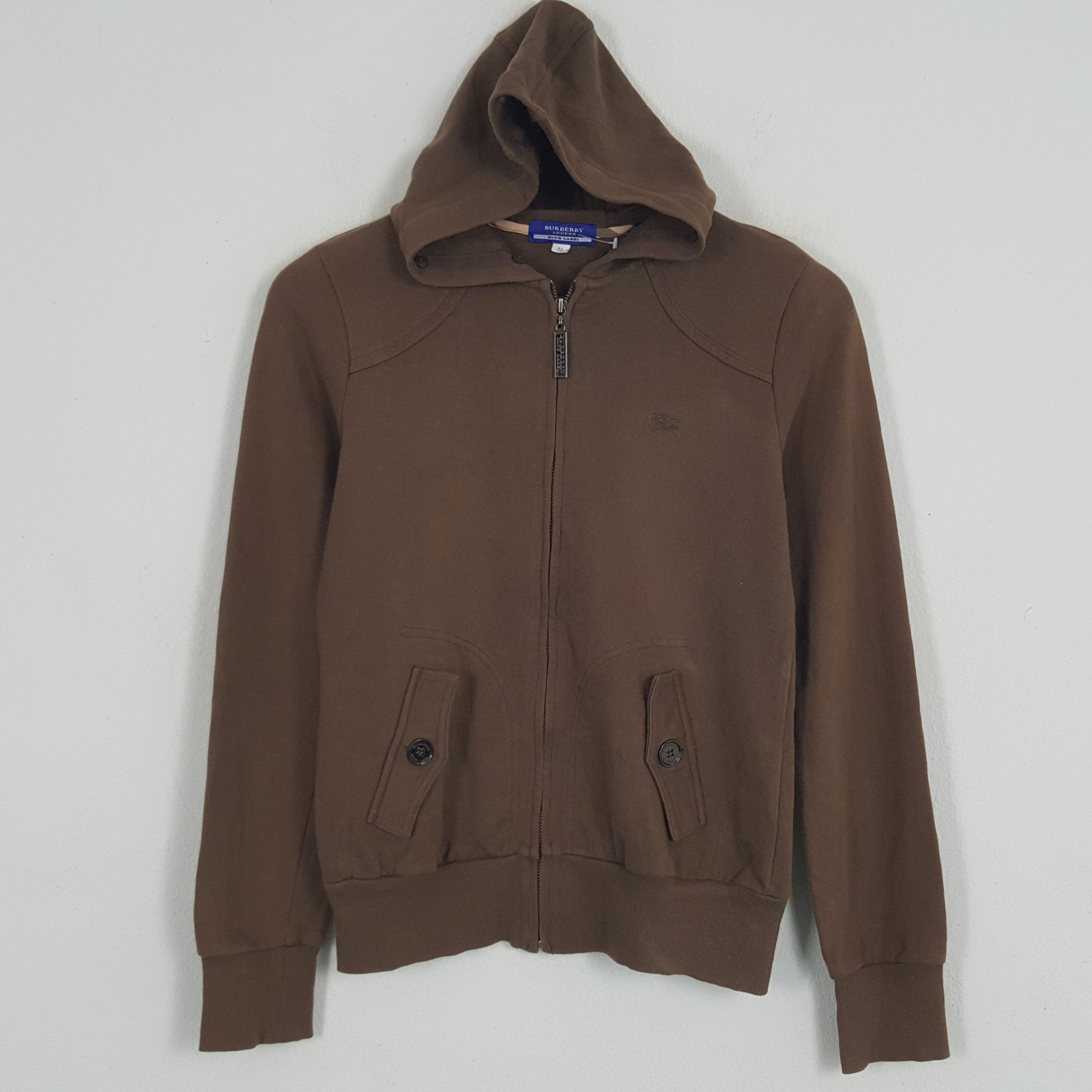 Burberry × Vintage Vintage Burberry Blue Label Custom Spell Out Jacket Hoodies Size XS / US 0-2 / IT 36-38 - 3 Thumbnail