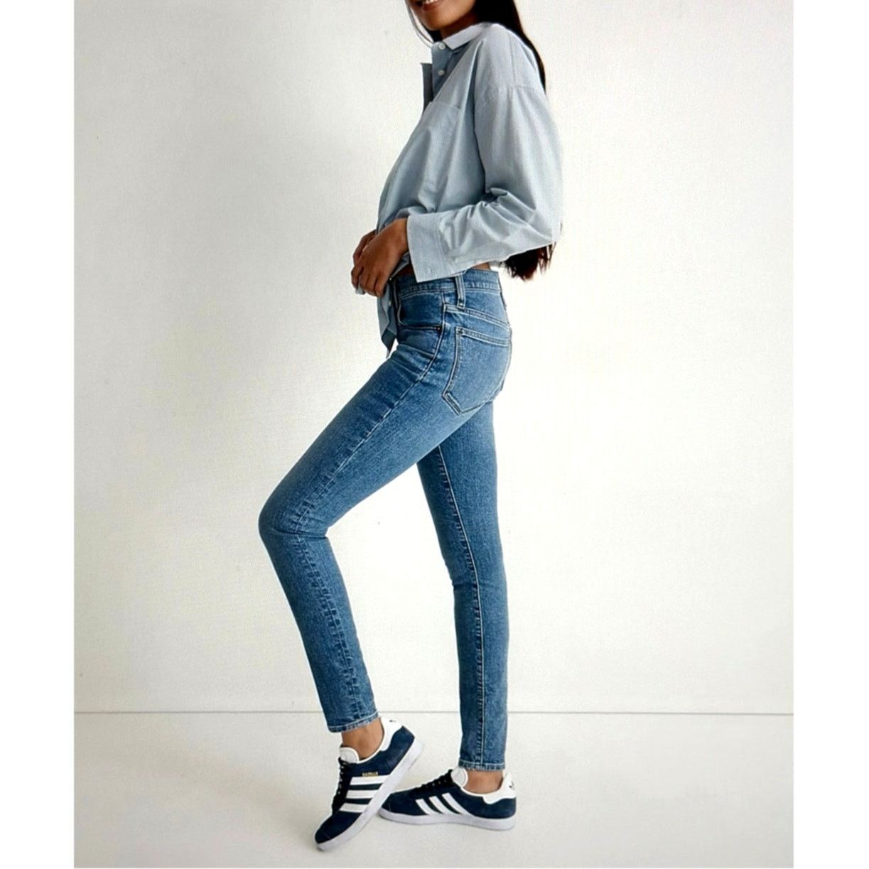Madewell Madewell 9" Mid-Rise Skinny Jeans Cloverdale Wash 24 Size 24" / US 00 / IT 34 - 5 Thumbnail