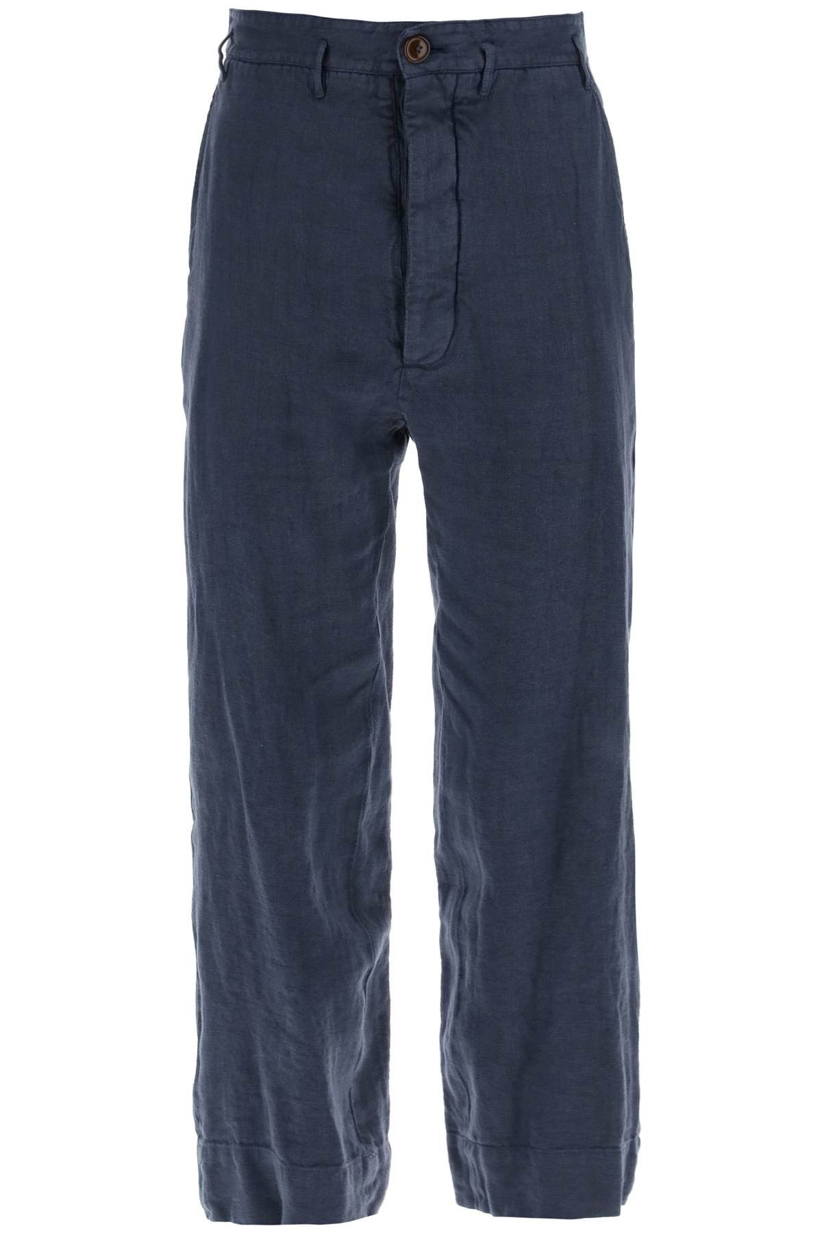 image of Vivienne Westwood Cropped Cruise Pants in Blue, Men's (Size 34)