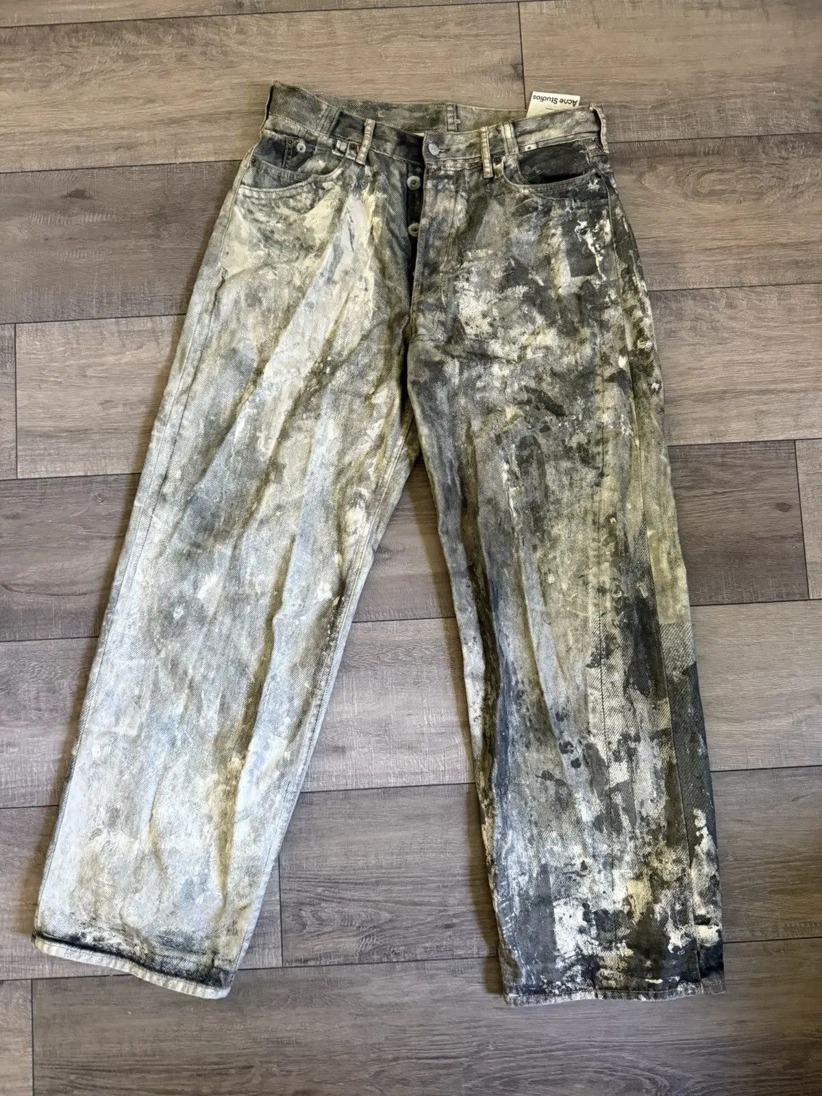 Acne Studios LOOSE FIT TROUSERS- 1981M cold grey | Grailed