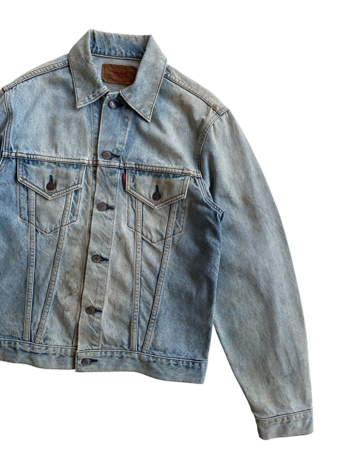 Levi's Vintage Clothing Vintage Levis Distressed Dirty Trucker Denim Jacket Size US M / EU 48-50 / 2 - 7 Thumbnail