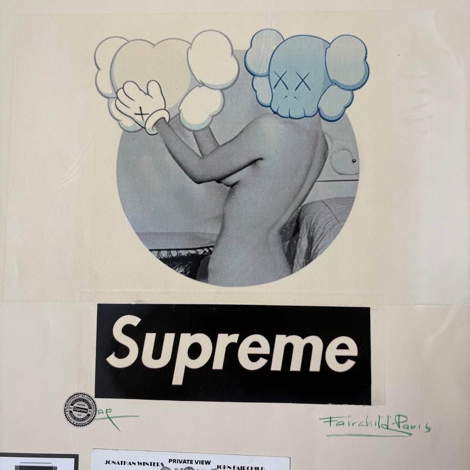 Kaws × Supreme Supreme Kaws Fairchild Paris Poster Size ONE SIZE - 3 Thumbnail