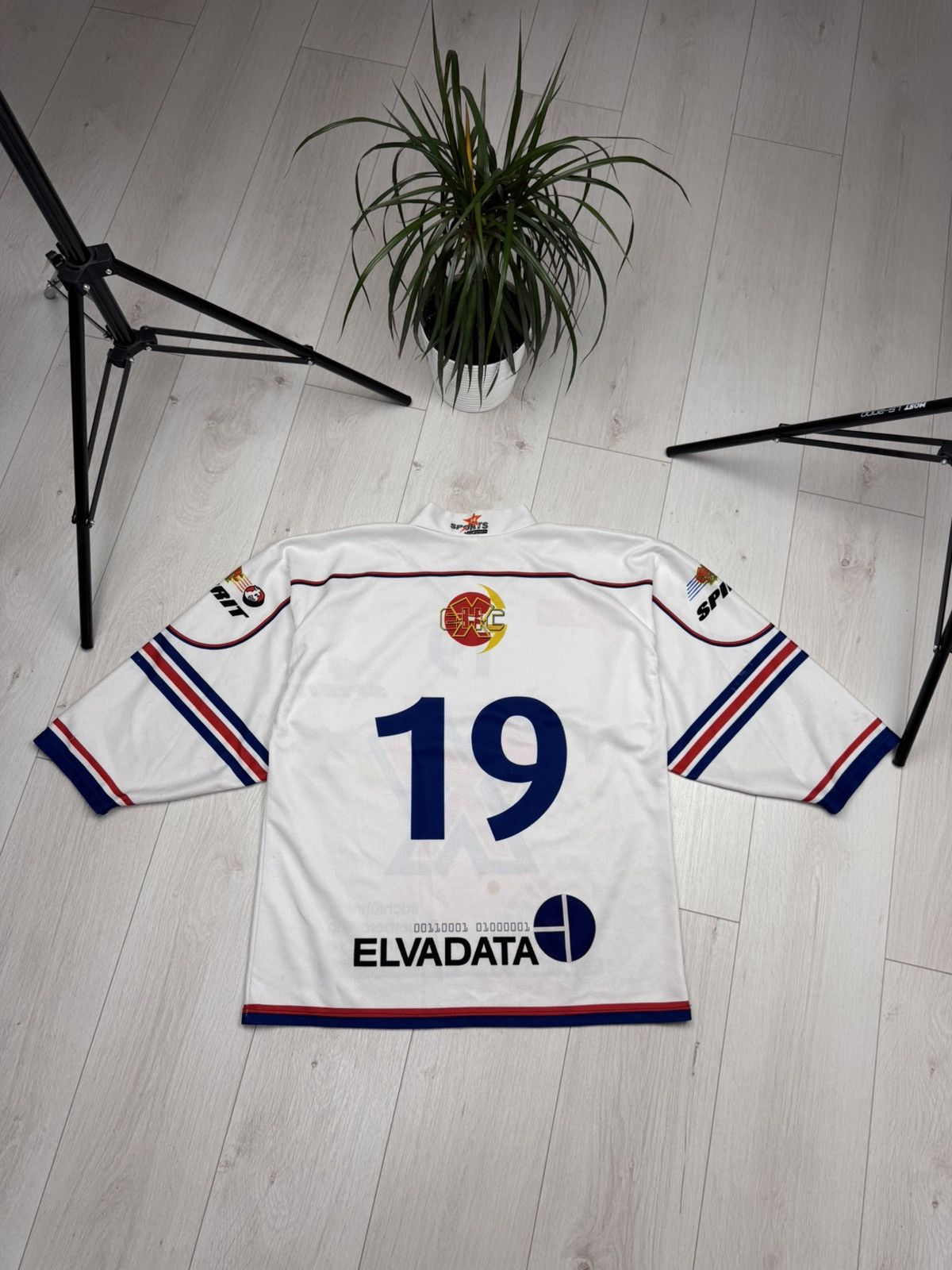 Vintage BIEL-BIENNE HC ICE HOCKEY JERSEY #19 Size US S / EU 44-46 / 1 - 9 Thumbnail
