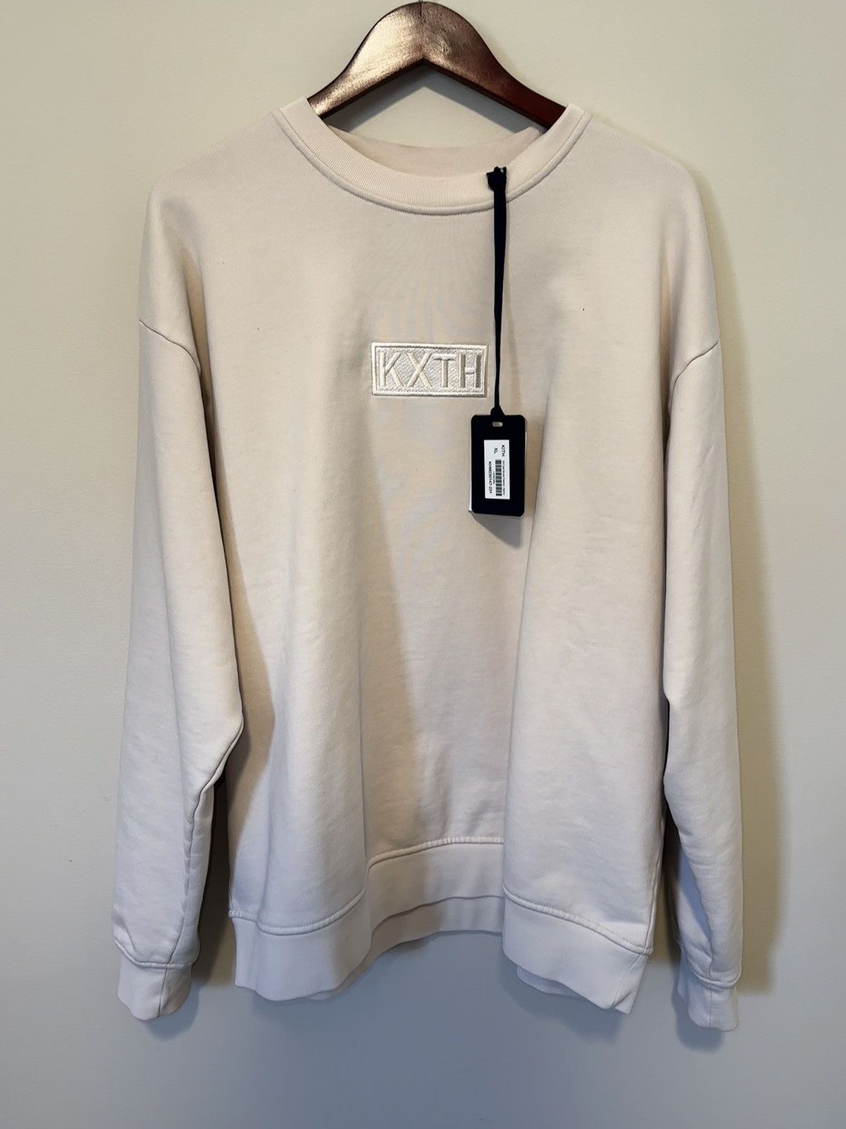 image of Kith Cyber Monday Crewneck XL - Daytona in Neutral Beige, Men's