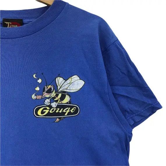 Vintage Vtg GOUGE SKATEBOARD BEE Anime Cartoon Tee Shirt Size US M / EU 48-50 / 2 - 5 Thumbnail