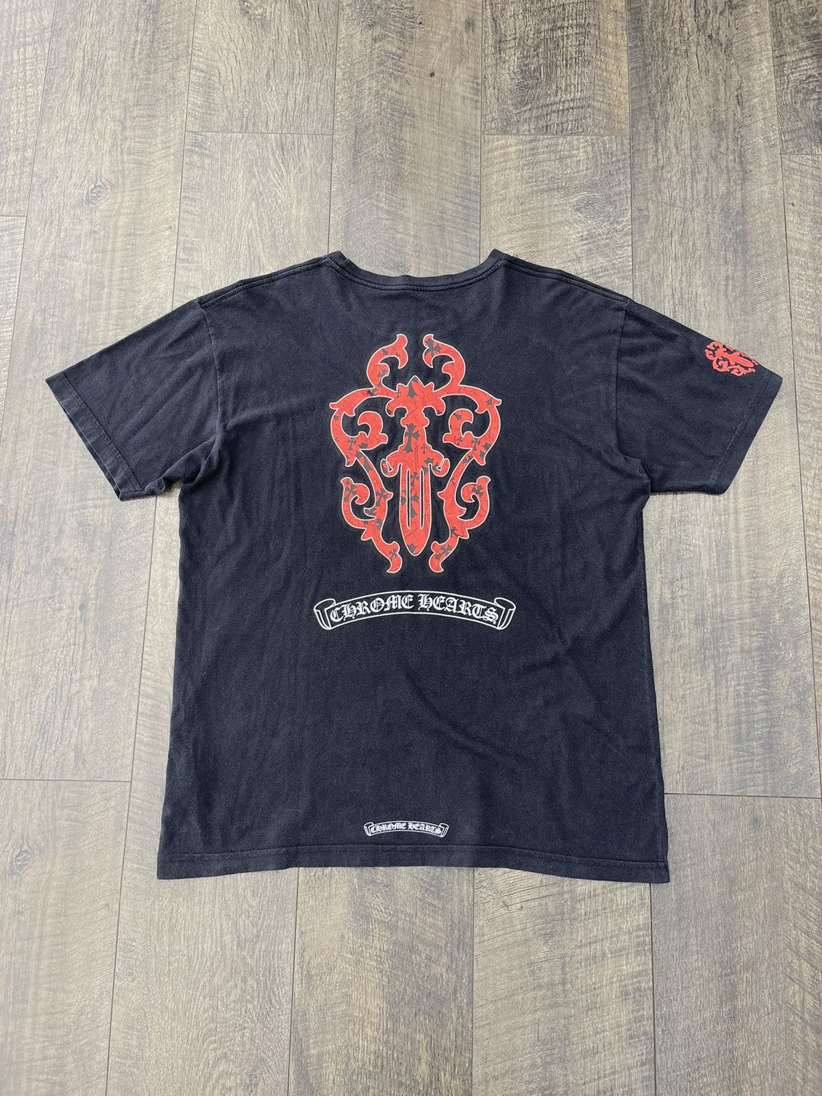 Chrome Hearts Red Dagger Pocket Tee (XL) | Grailed