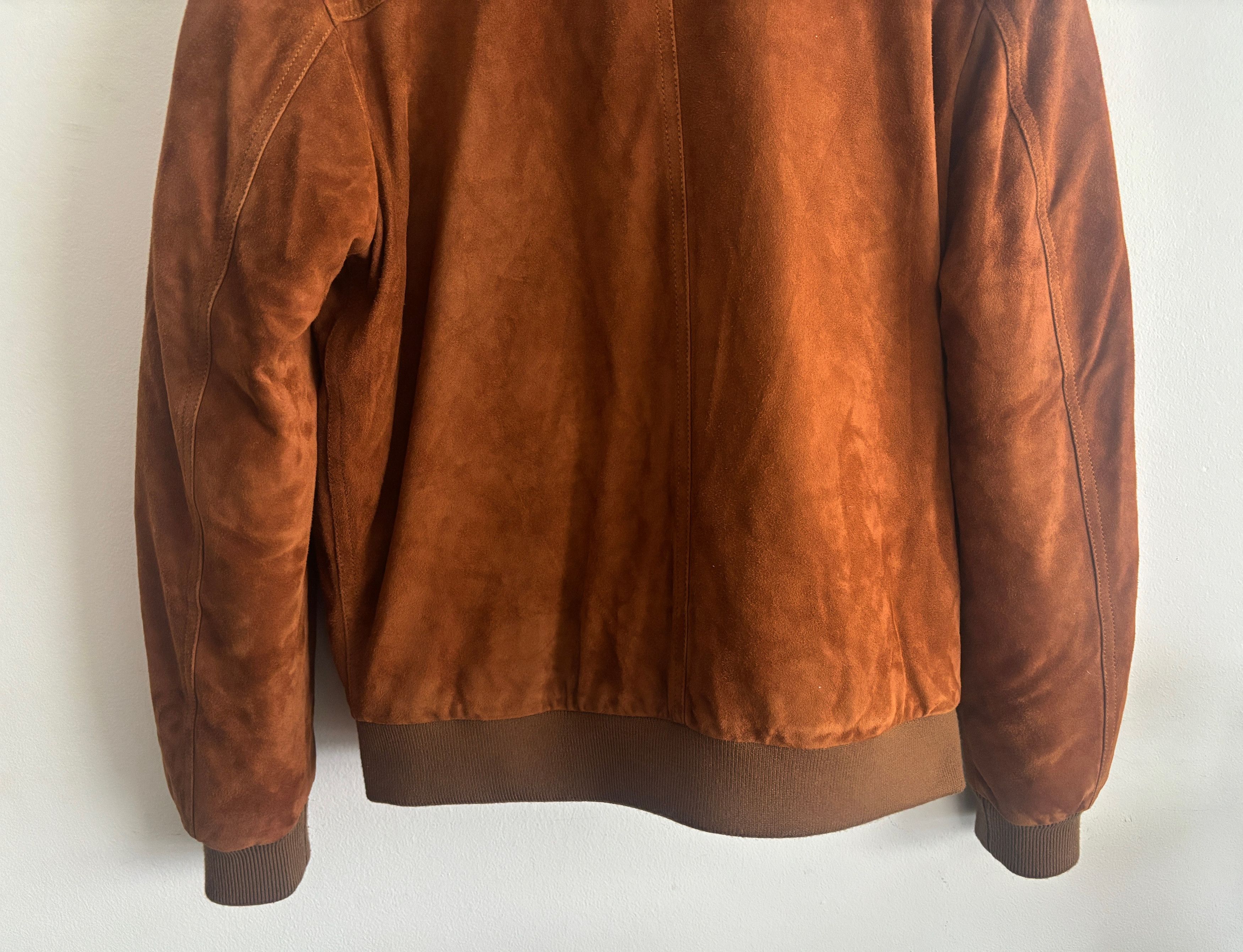 Valstar $1995 Down Suede Bomber Jacket- EU54 - US 40-42 (Large) Size US L / EU 52-54 / 3 - 8 Thumbnail