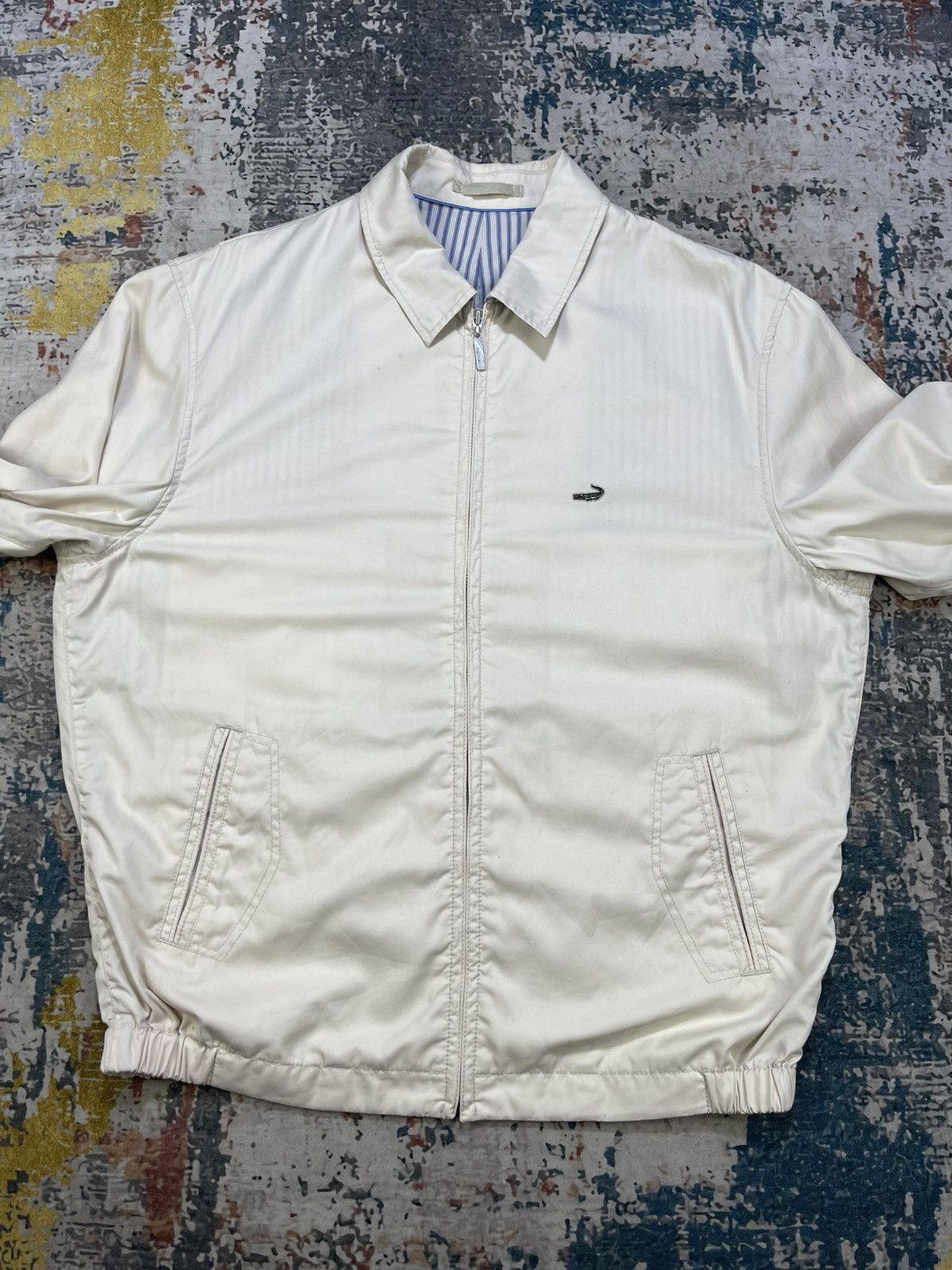 Lacoste Crocodile Zip Up Jacket Size US M / EU 48-50 / 2 - 10 Thumbnail