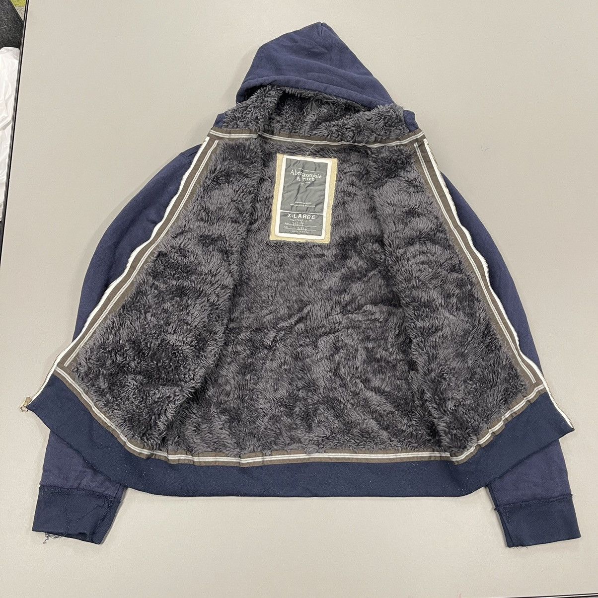 Abercrombie & Fitch × If Six Was Nine Abercombie & Fitch Faux Fur Hoodie LGB style distressed Size US XL / EU 56 / 4 - 3 Thumbnail