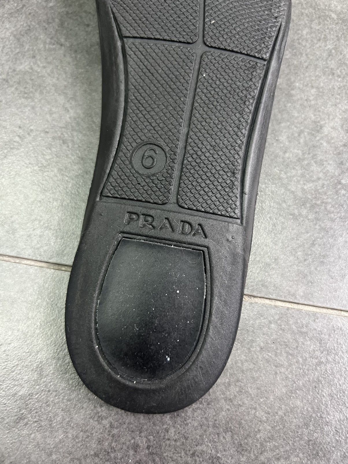 Prada × Vintage PRADA Low Top Sneakers 8US Black Leather American Cup style Size US 8 / EU 41 - 16 Thumbnail