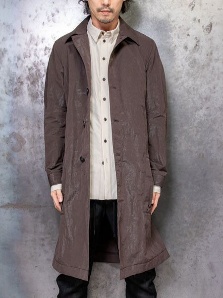 Devoa Devoa 21SS Coat lightweight highdensity Co/Pe Mud Gray Size US M / EU 48-50 / 2 - 1 Thumbnail