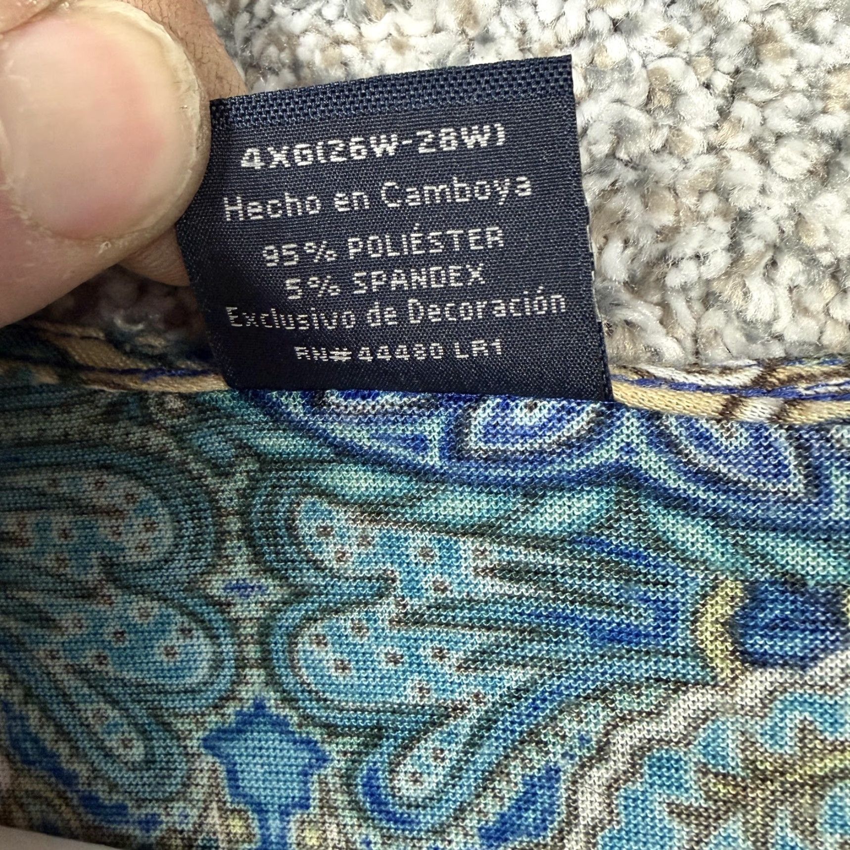Faded Glory Faded Glory Dress 4X Maxi Beaded Paisley Boho Summer Resort Y2K Beachy Festival Size XXL / US 16-18 / IT 52-54 - 5 Thumbnail