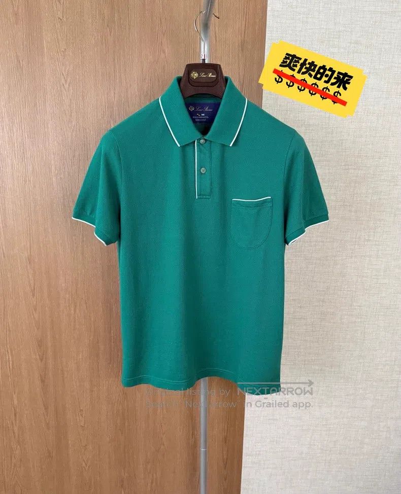 Loro Piana Loro Piana Men's Regatta Short Sleeve Polo Shirt Size US S / EU 44-46 / 1 - 1 Thumbnail